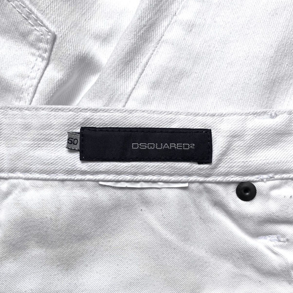Dsquared2 Dsquared2 Archival SS'08 White Denim Shorts Vintage Jeans Size US 34 / EU 50 - 16 Thumbnail