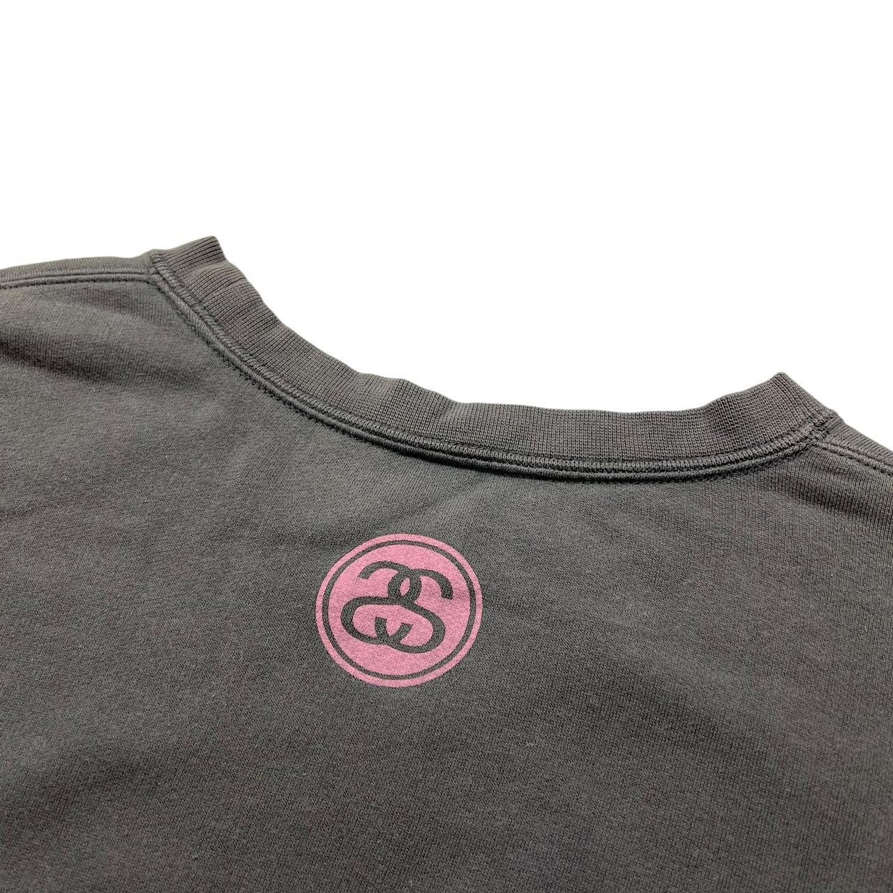 Stussy Vintage 2000s Stussy London Sweatshirt Gray & Pink - Large Size US L / EU 52-54 / 3 - 3 Thumbnail
