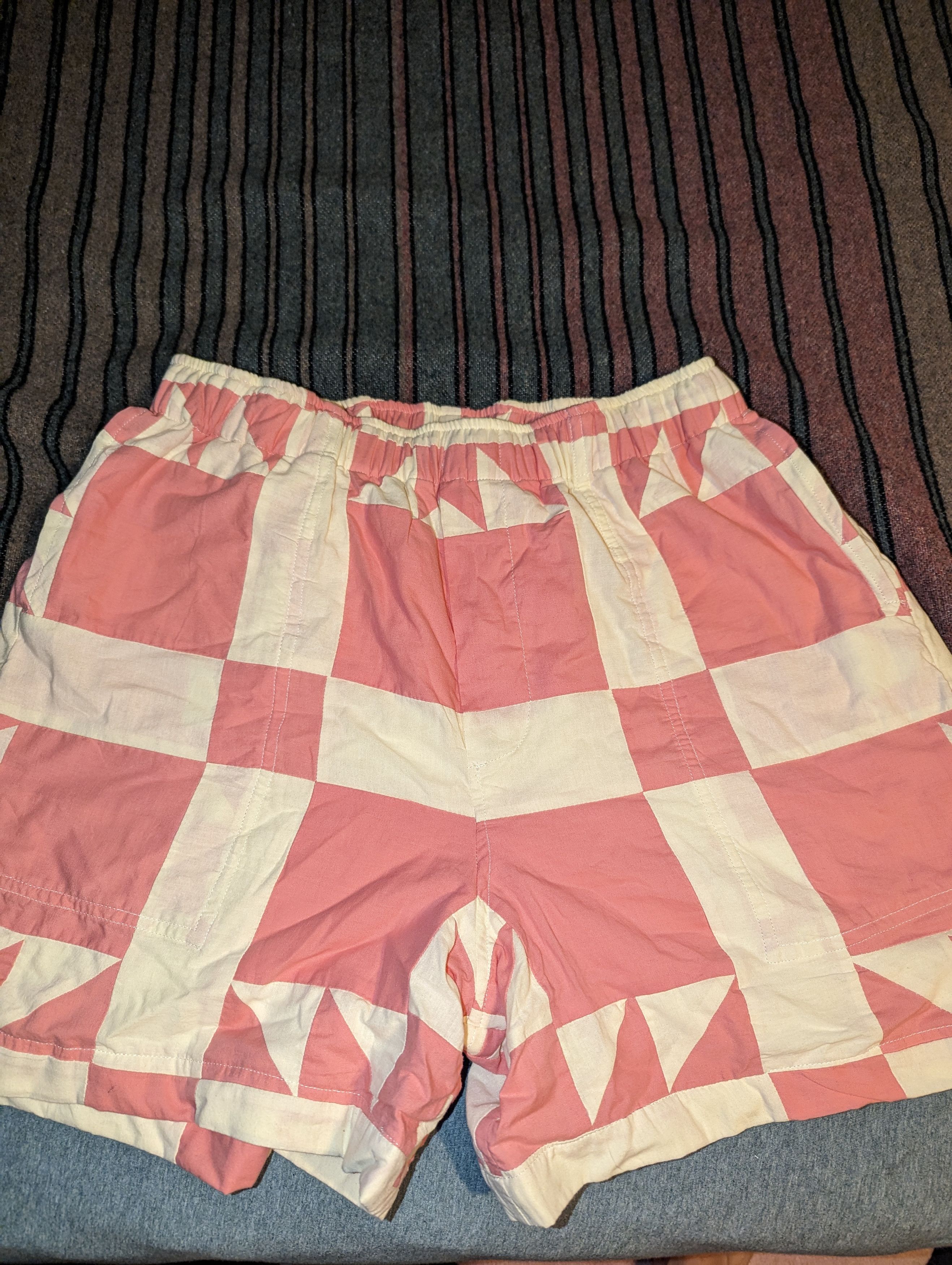 Bode BODE BEAR PAW QUILT SHORTS Size US 36 / EU 52 - 5 Thumbnail