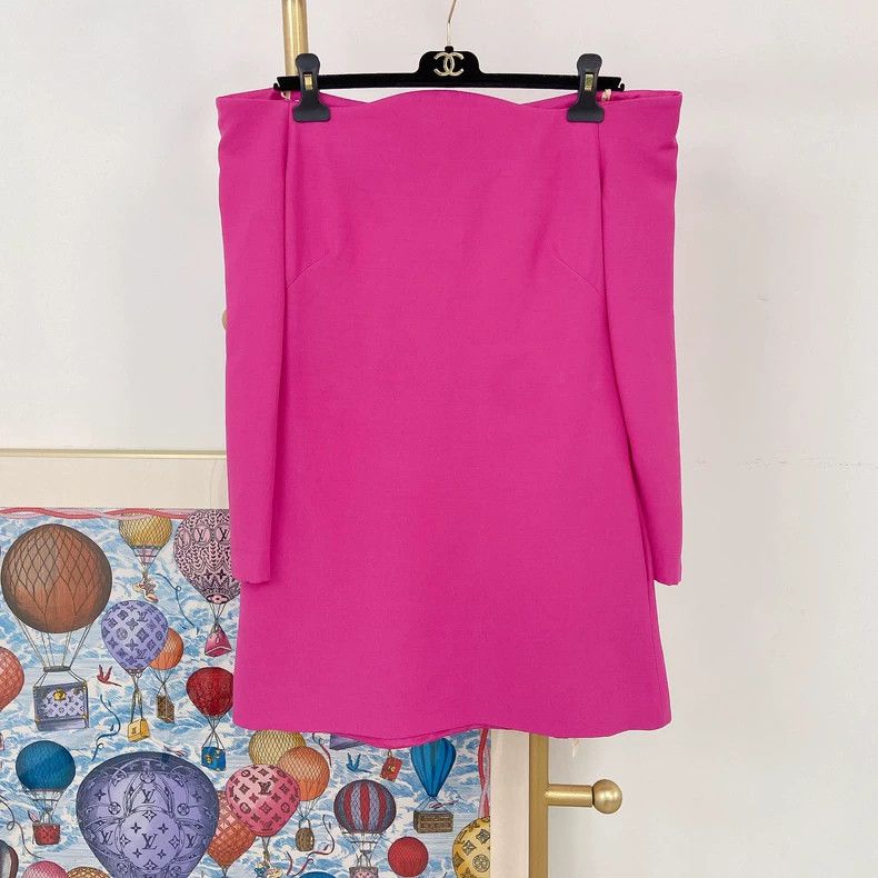 Valentino Valentino Pink one-shoulder dress Size S / US 4 / IT 40 - 5 Thumbnail