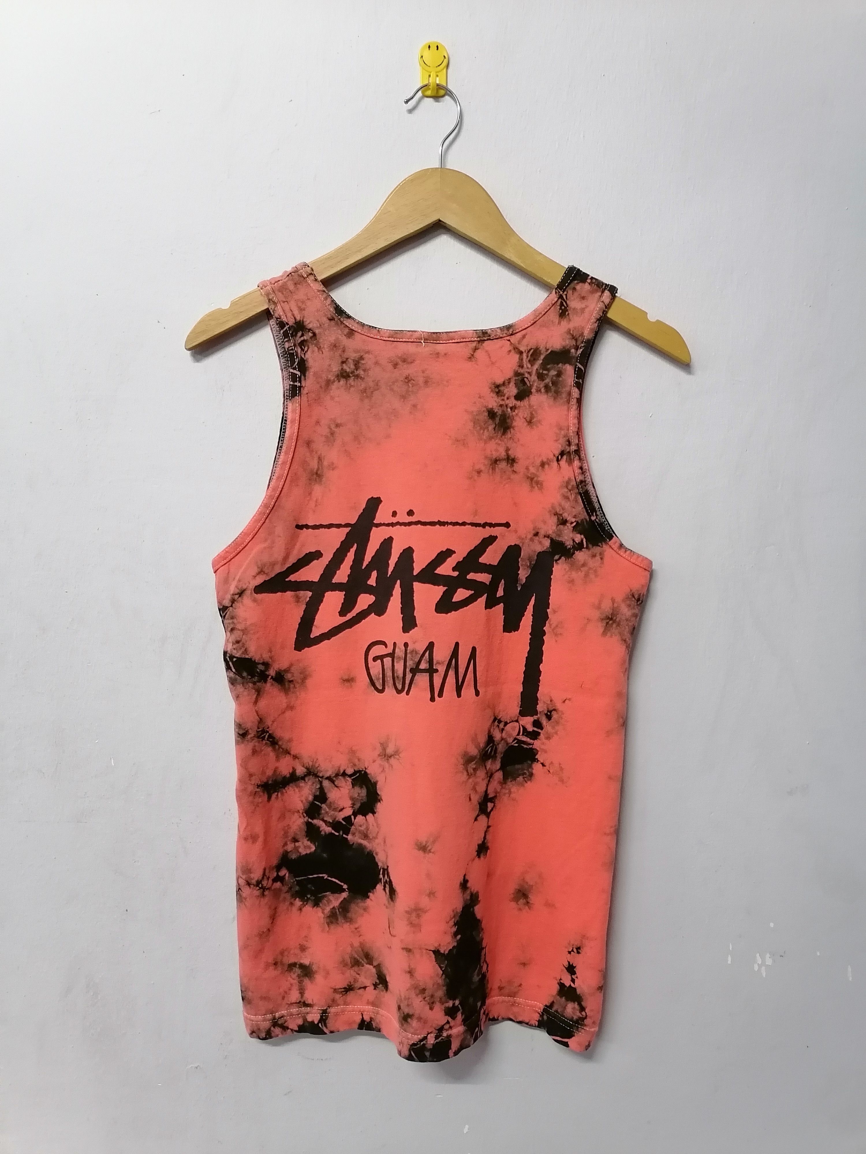 Stussy × Vintage 00s Stussy Guam Tie Dye Tank Tops Size US S / EU 44-46 / 1 - 1 Thumbnail