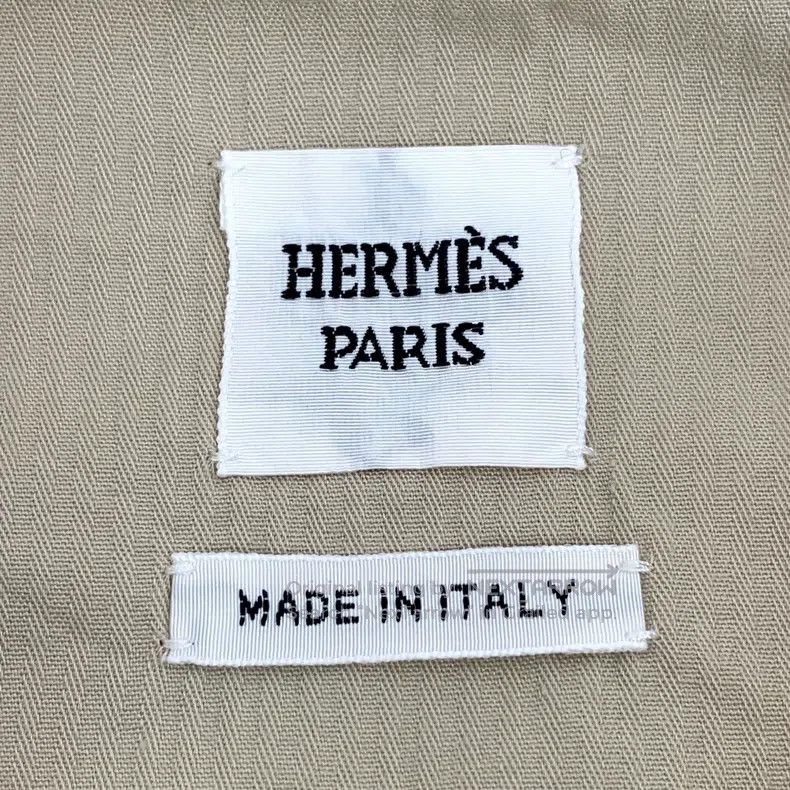 Hermes Hermes Brown Cotton Crew Neck Single Breasted Long Sleeve Size XS / US 0-2 / IT 36-38 - 6 Thumbnail