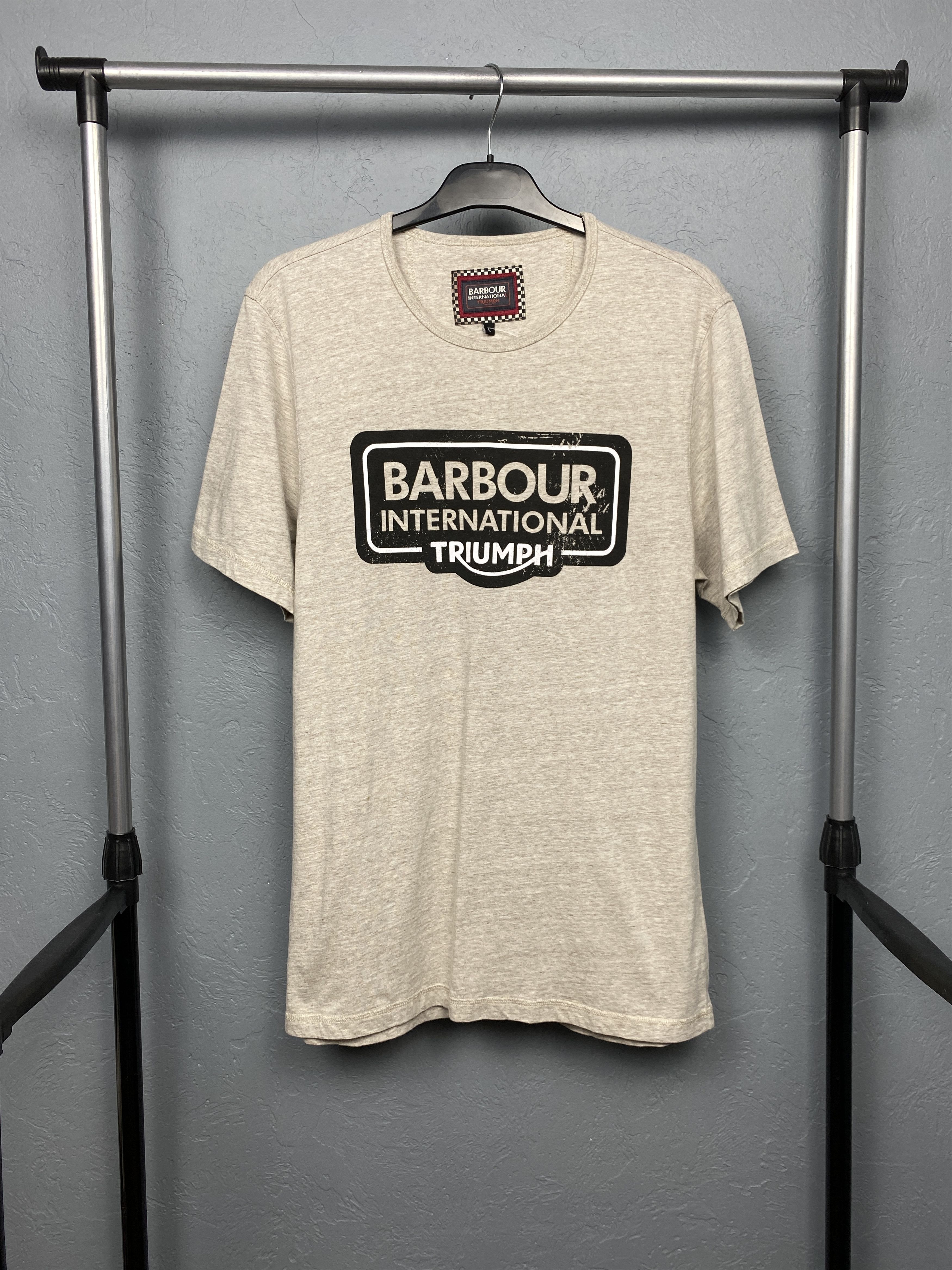 Barbour Barbour International Triumph Vintage Mens Crew Neck T-Shirt Size US L / EU 52-54 / 3 - 1 Thumbnail
