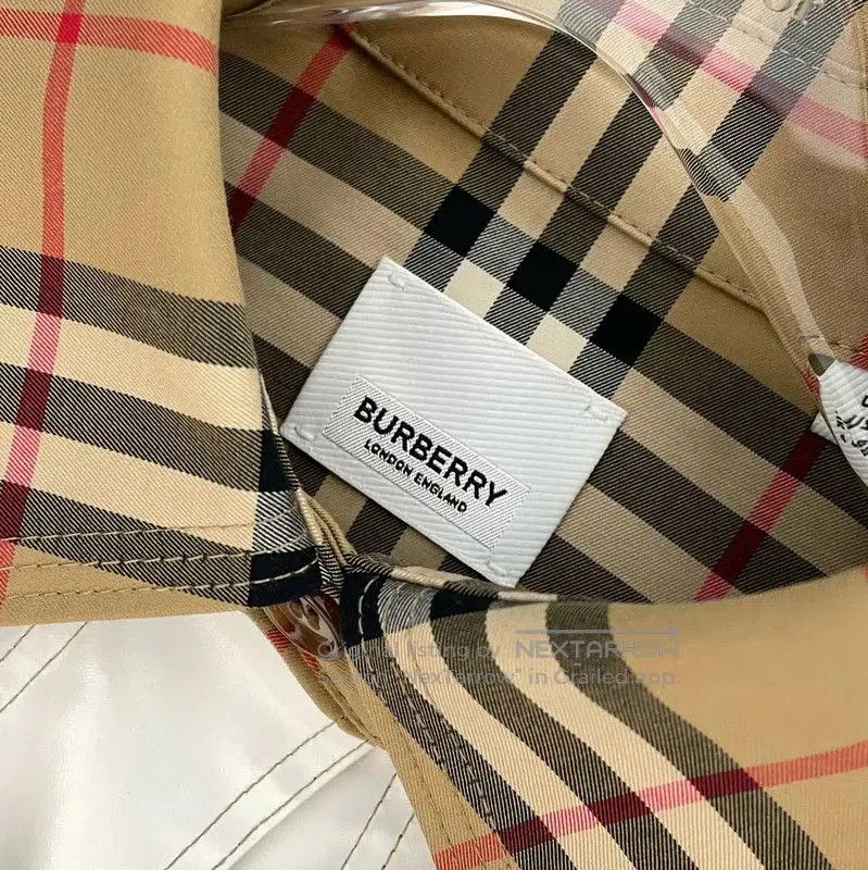 Burberry Burberry Khaki Long Sleeve Shirt for Women. Size L / US 10 / IT 46 - 3 Thumbnail