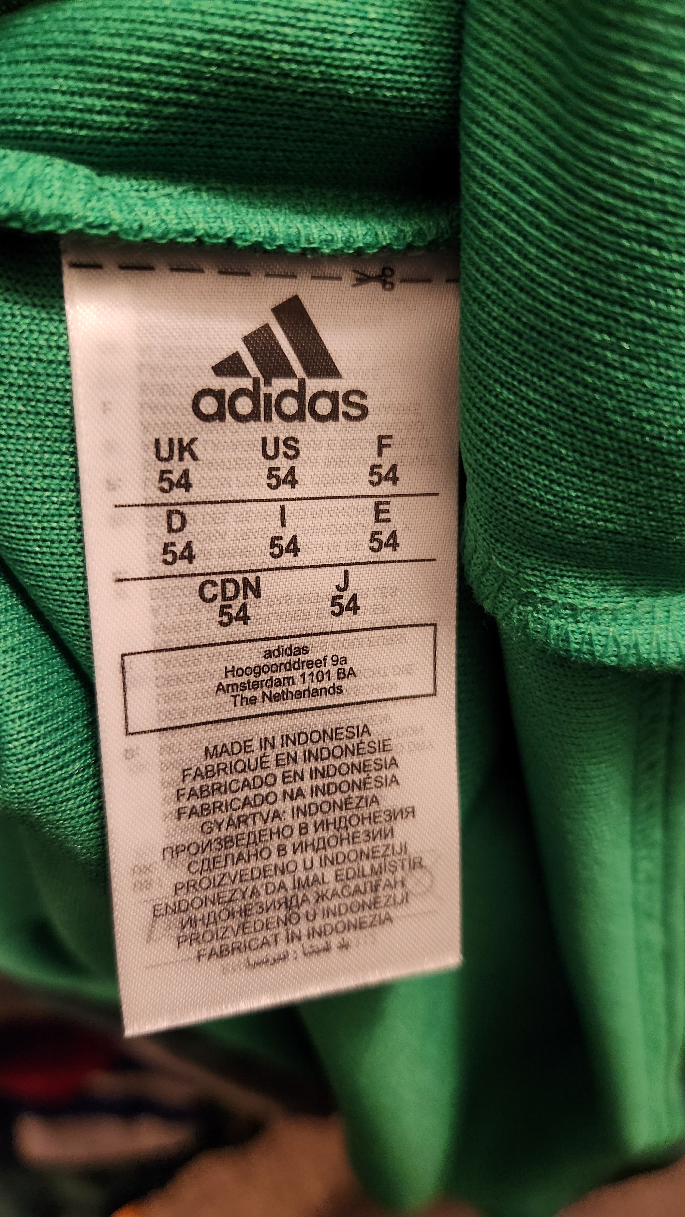 Adidas Adidas San Jose Sharks St. Patrick's Day Men Size 54 Size US XXL / EU 58 / 5 - 13 Thumbnail