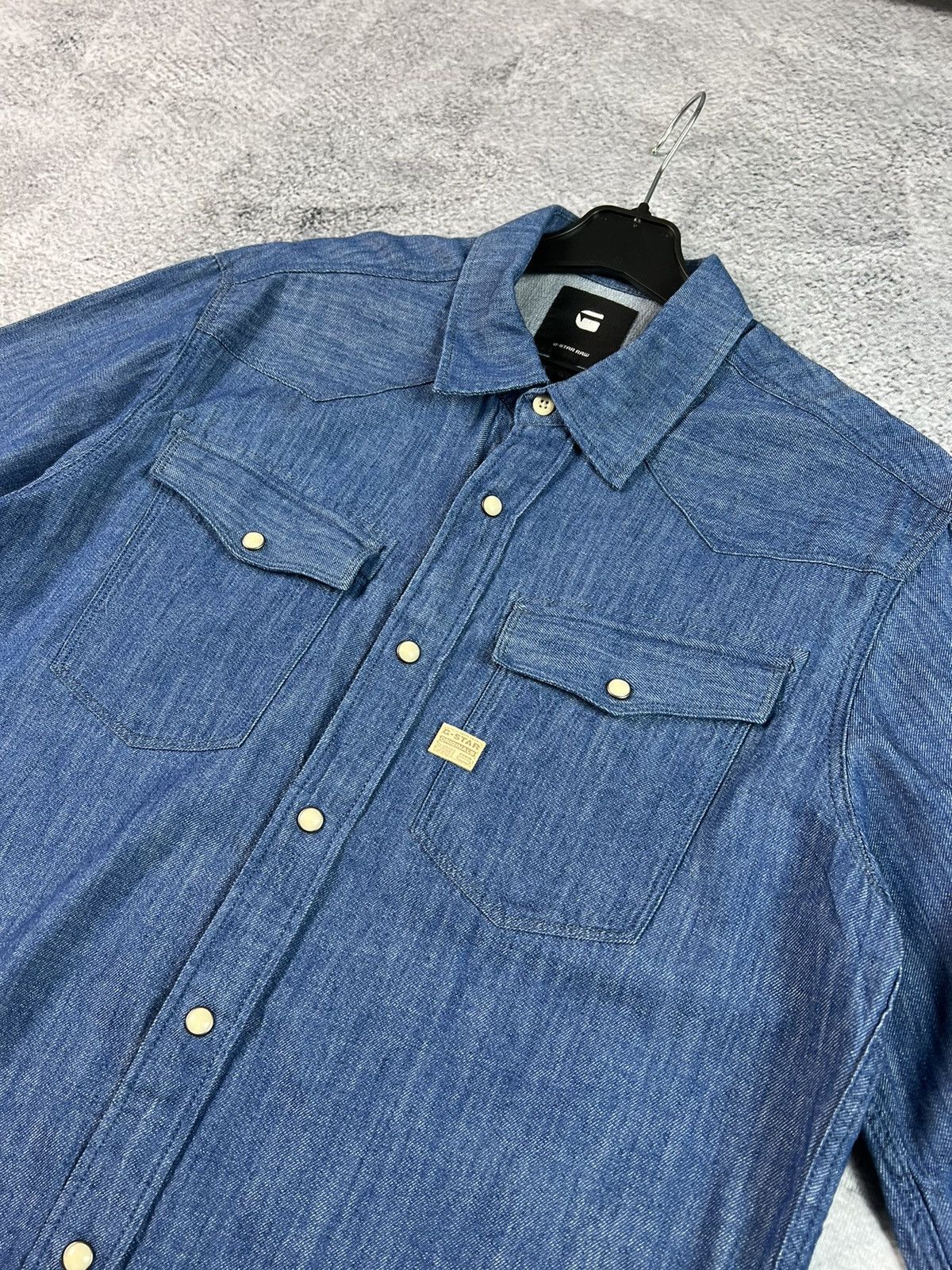 G-Star G star raw denim shirt long sleeve Size US M / EU 48-50 / 2 - 7 Thumbnail