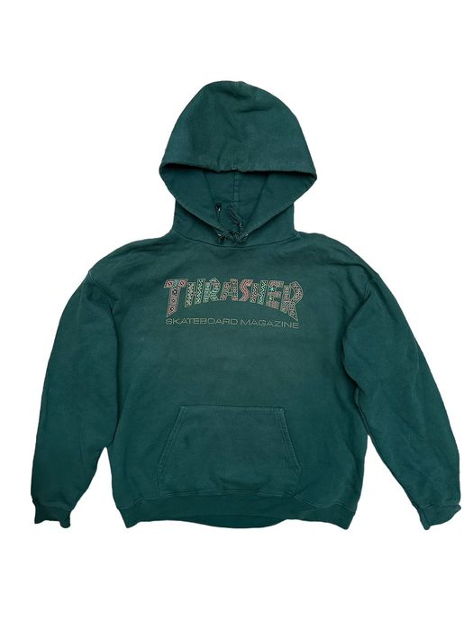 Thrasher davis hotsell forest green hoodie