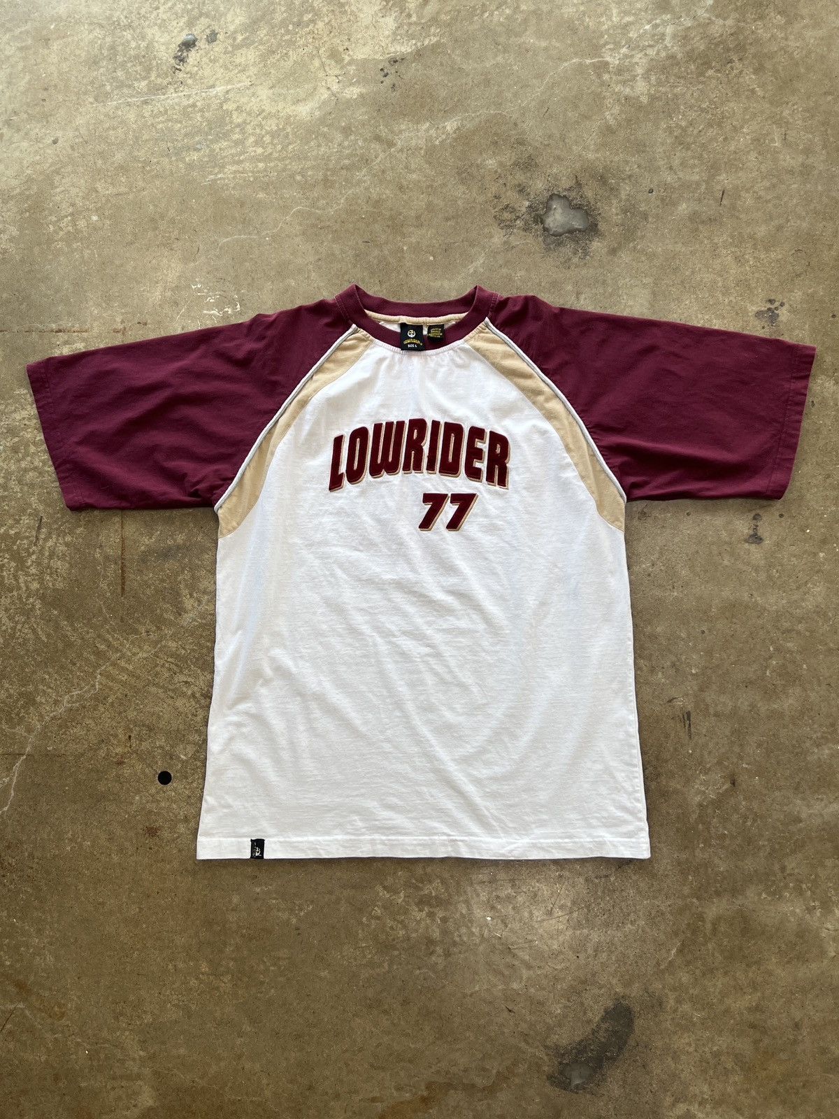Vintage Vintage Lowrider 77 Jersey Style Tee Large Size US L / EU 52-54 / 3 - 2 Thumbnail