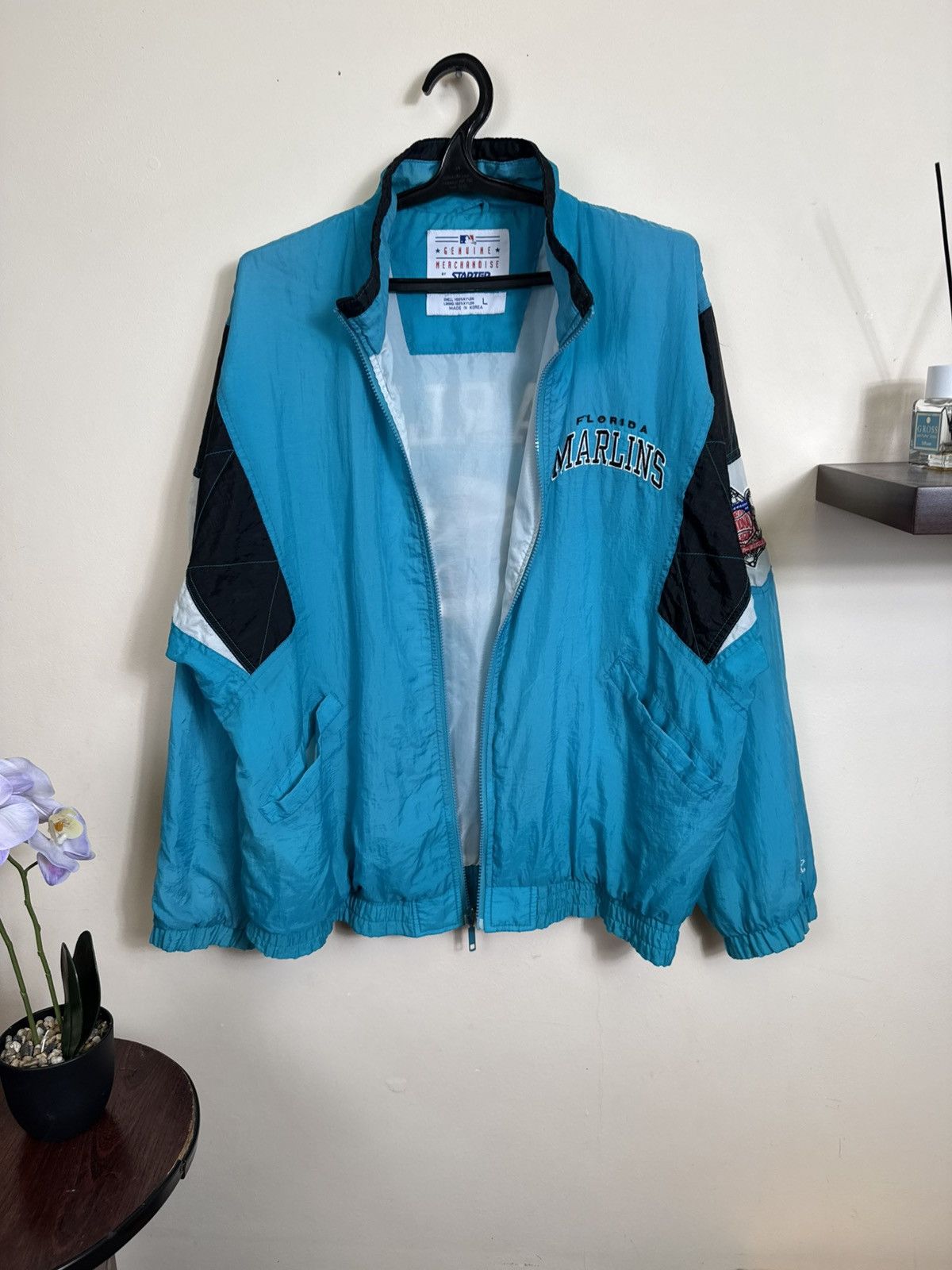 Starter Vintage Florida Marlins Starter Jacket Nylon MLB L Size US L / EU 52-54 / 3 - 20 Thumbnail