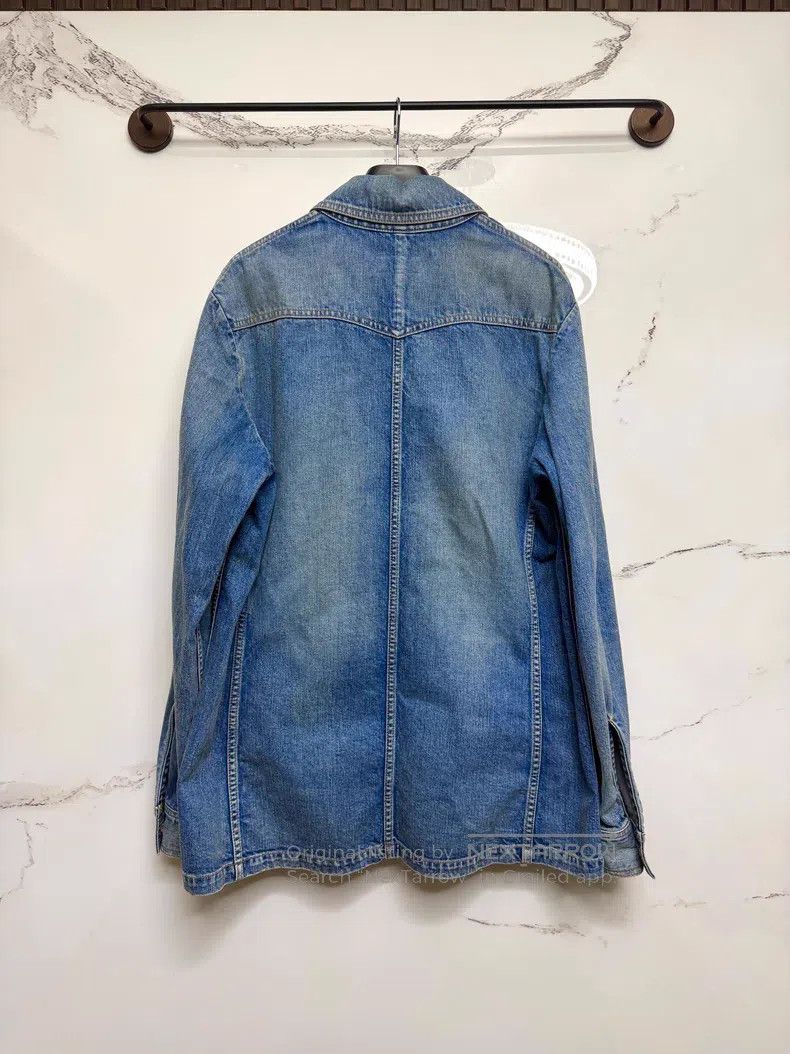 Celine CELINE Light Blue Four-Pocket Hunting Denim Jacket Size US M / EU 48-50 / 2 - 4 Thumbnail