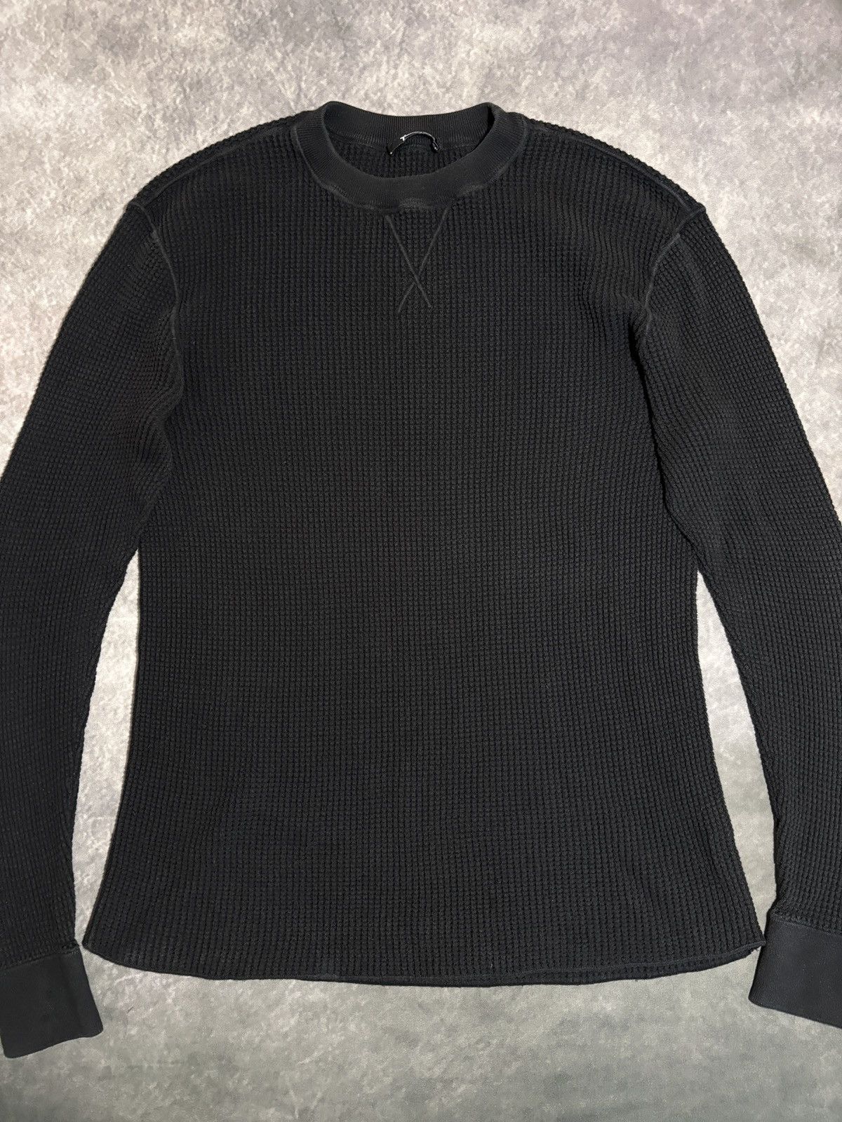 Alexander Wang Alexander Wang Thermal Longsleeve Waffle Knit Shirt Small OS Size US L / EU 52-54 / 3 - 8 Thumbnail