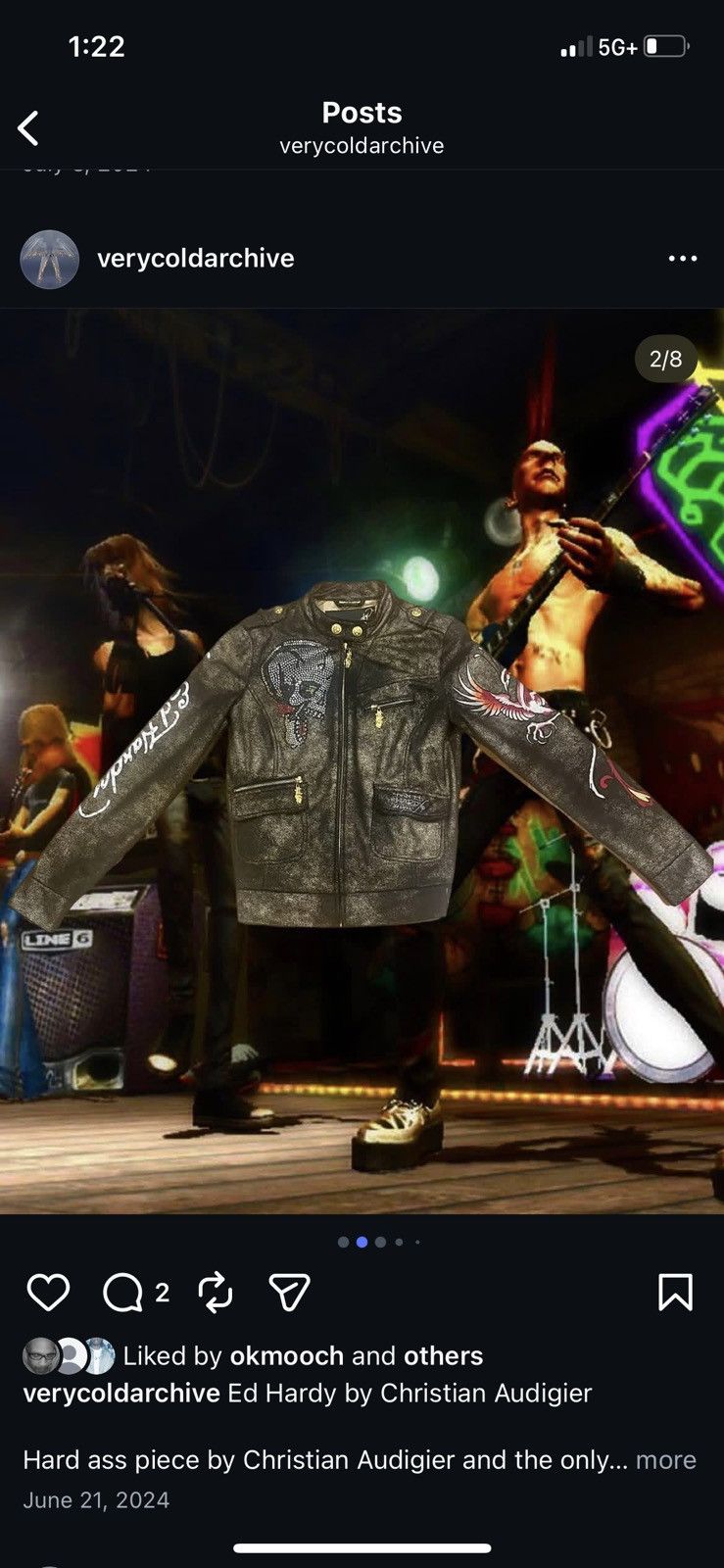 Ed Hardy Ed Hardy X Christian Audigier Size US S / EU 44-46 / 1 - 2 Thumbnail