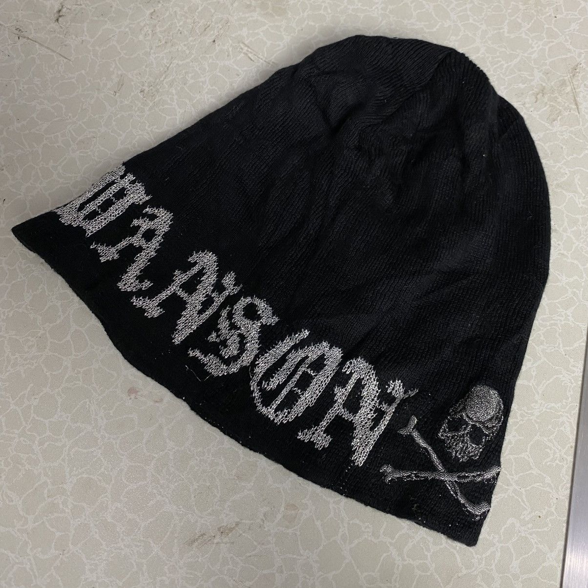 If Six Was Nine × Le Grande Bleu (L.G.B.) × Vanson Leathers 2000s y2k vanson leathers embroidery skullism beanie hats Size ONE SIZE - 2 Thumbnail