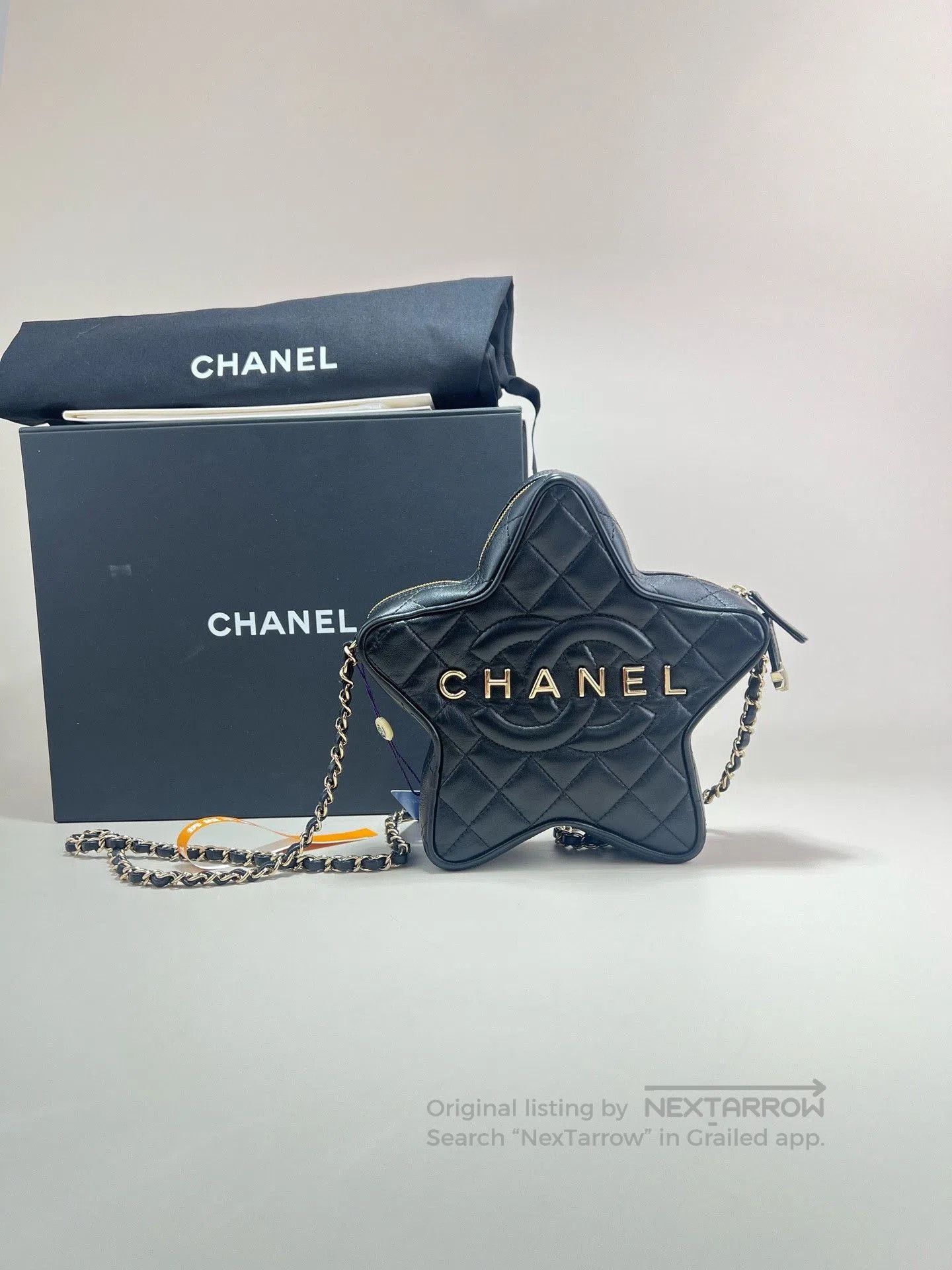 Chanel CHANEL Black Sheepskin Star Bag. Size ONE SIZE - 1 Thumbnail