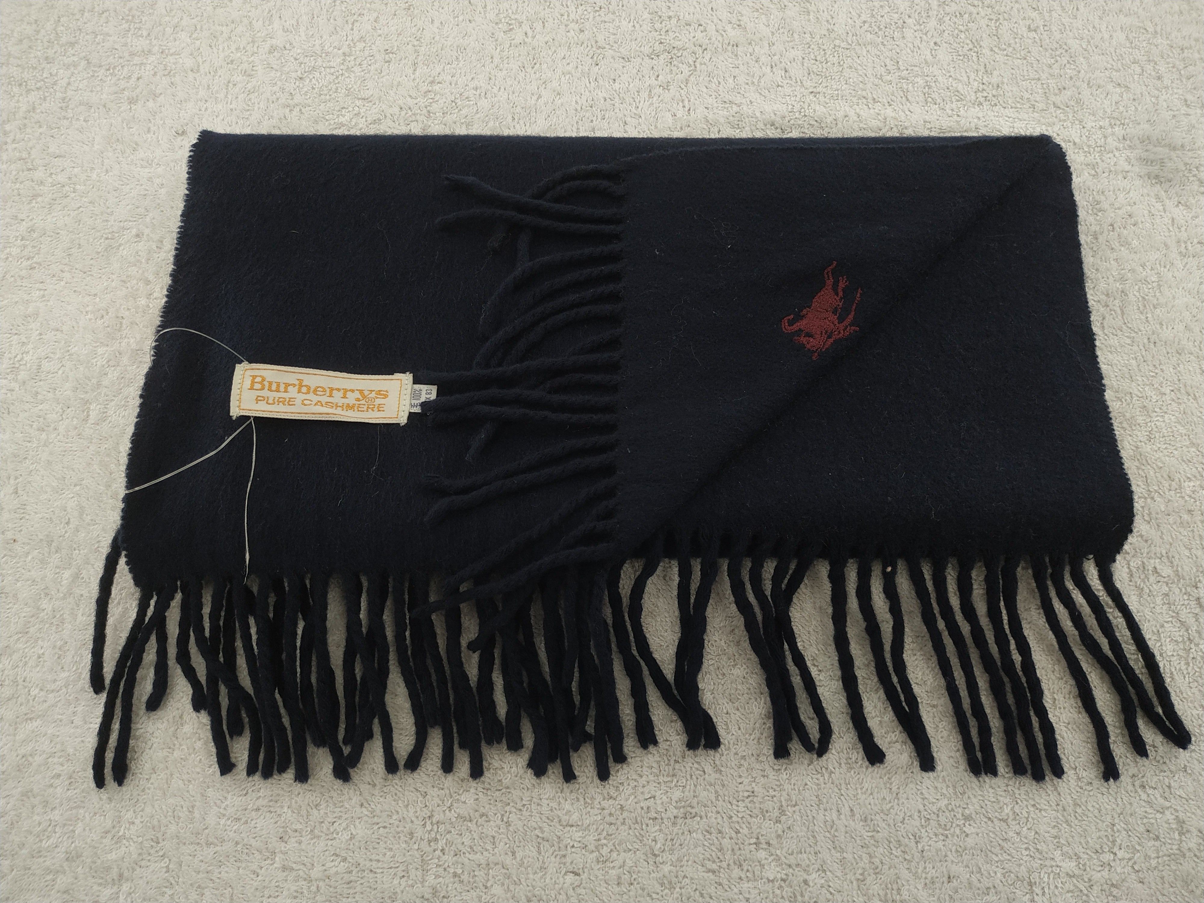 Burberry × Vintage Burberry Scarf / Muffler / Neckwear - WW447 Size ONE SIZE - 5 Thumbnail