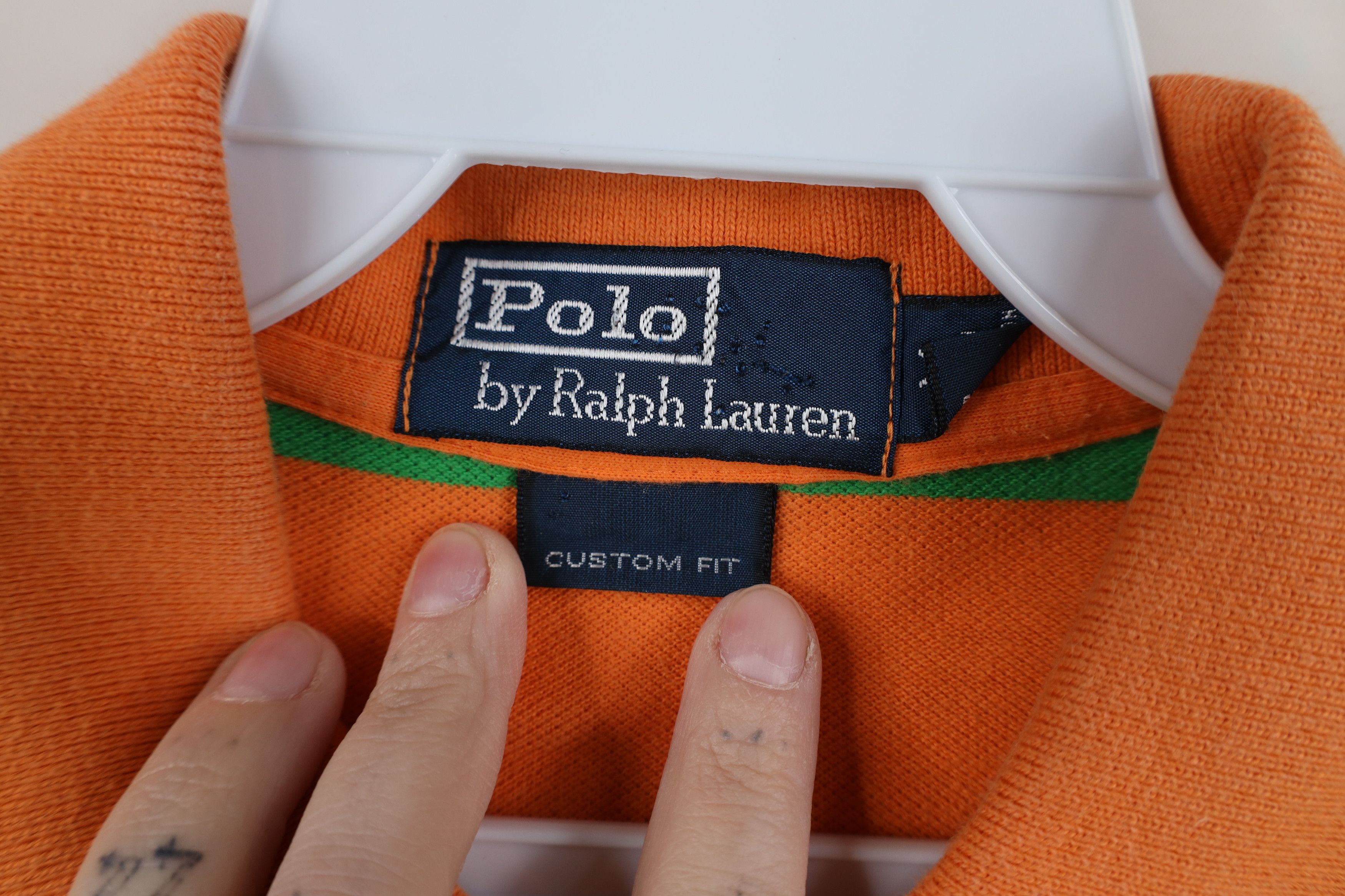 Ralph Lauren Vintage Ralph Lauren Striped Pique Cotton Golf Polo Shirt Size US M / EU 48-50 / 2 - 7 Thumbnail