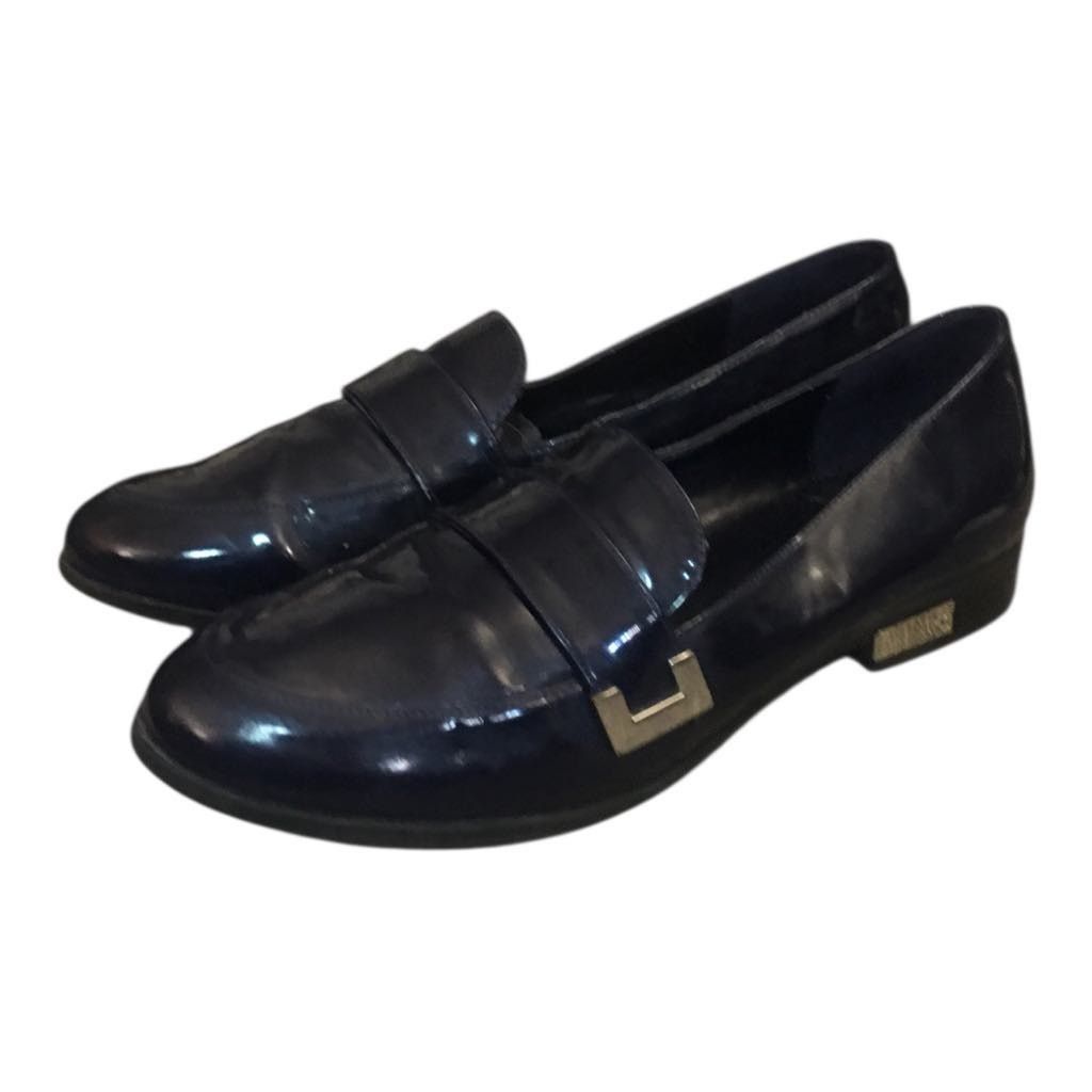 Marc Fisher VINTAGE Marc Fisher Leather Loafer Navy Blue Slip-On Shoe 7M Size US 7 / IT 37 - 6 Thumbnail