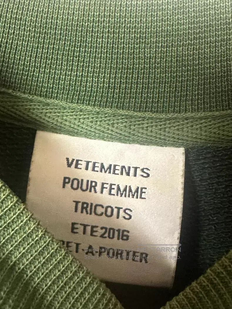 Vetements VETEMENTS Reversible Hoodie Size US XS / EU 42 / 0 - 3 Thumbnail