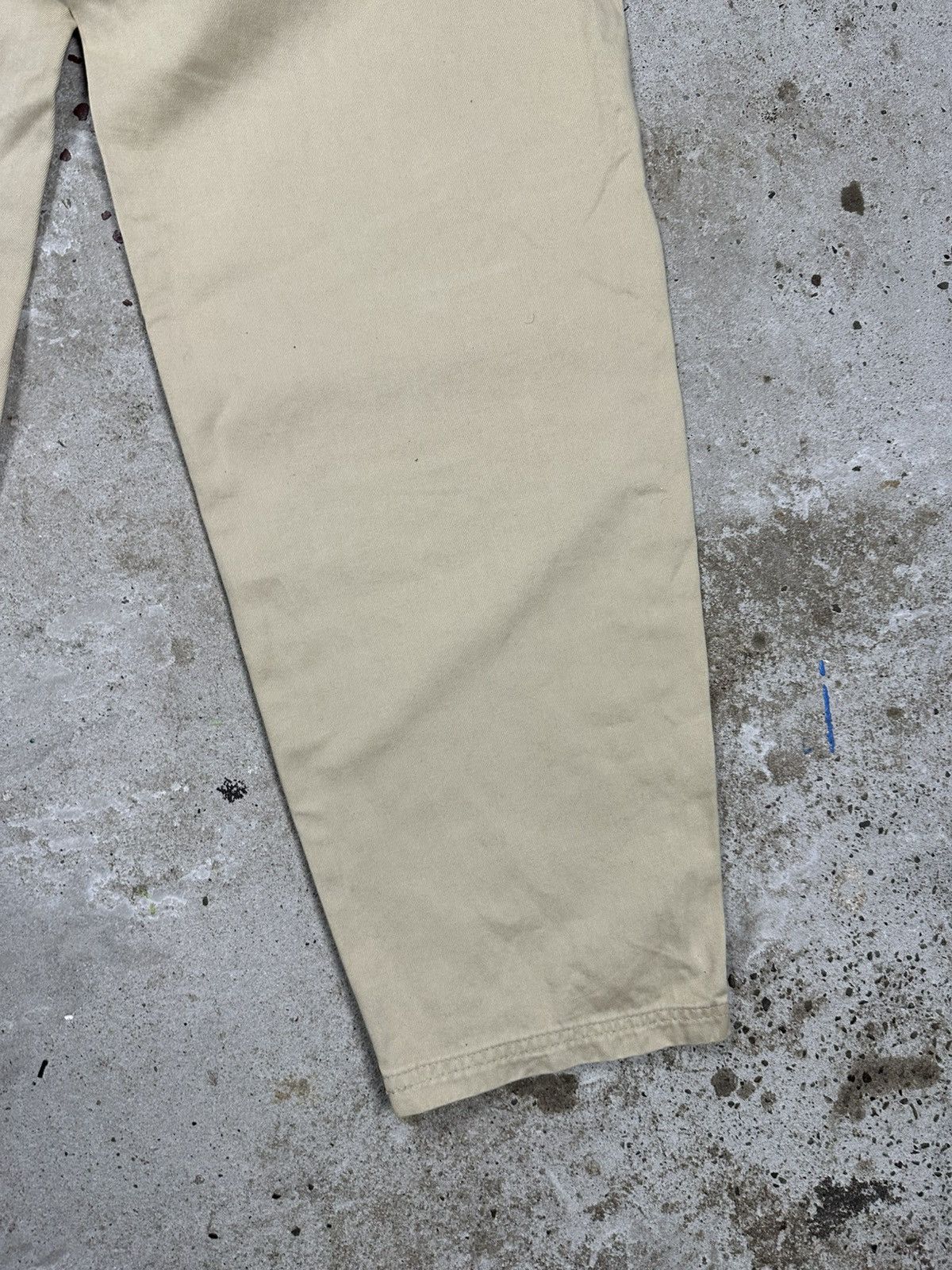 Diesel Vintage 90s Diesel Paddle Beige Baggy Denim Jeans Size US 32 / EU 48 - 12 Thumbnail