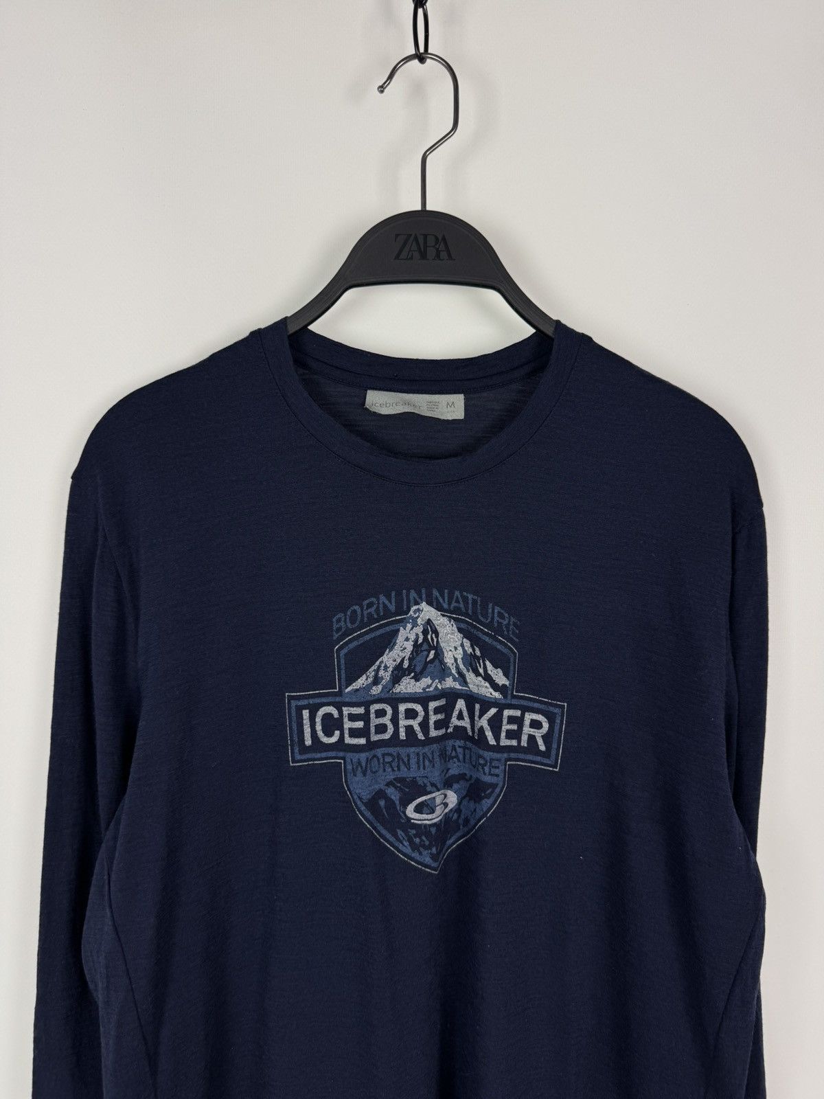 Icebreaker Icebreaker Born in Nature Graphic Merino Wool Long Sleeve Size US M / EU 48-50 / 2 - 2 Thumbnail