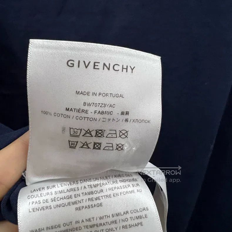 Givenchy Givenchy Dark blue logo print short-sleeve Size US XS / EU 42 / 0 - 4 Thumbnail