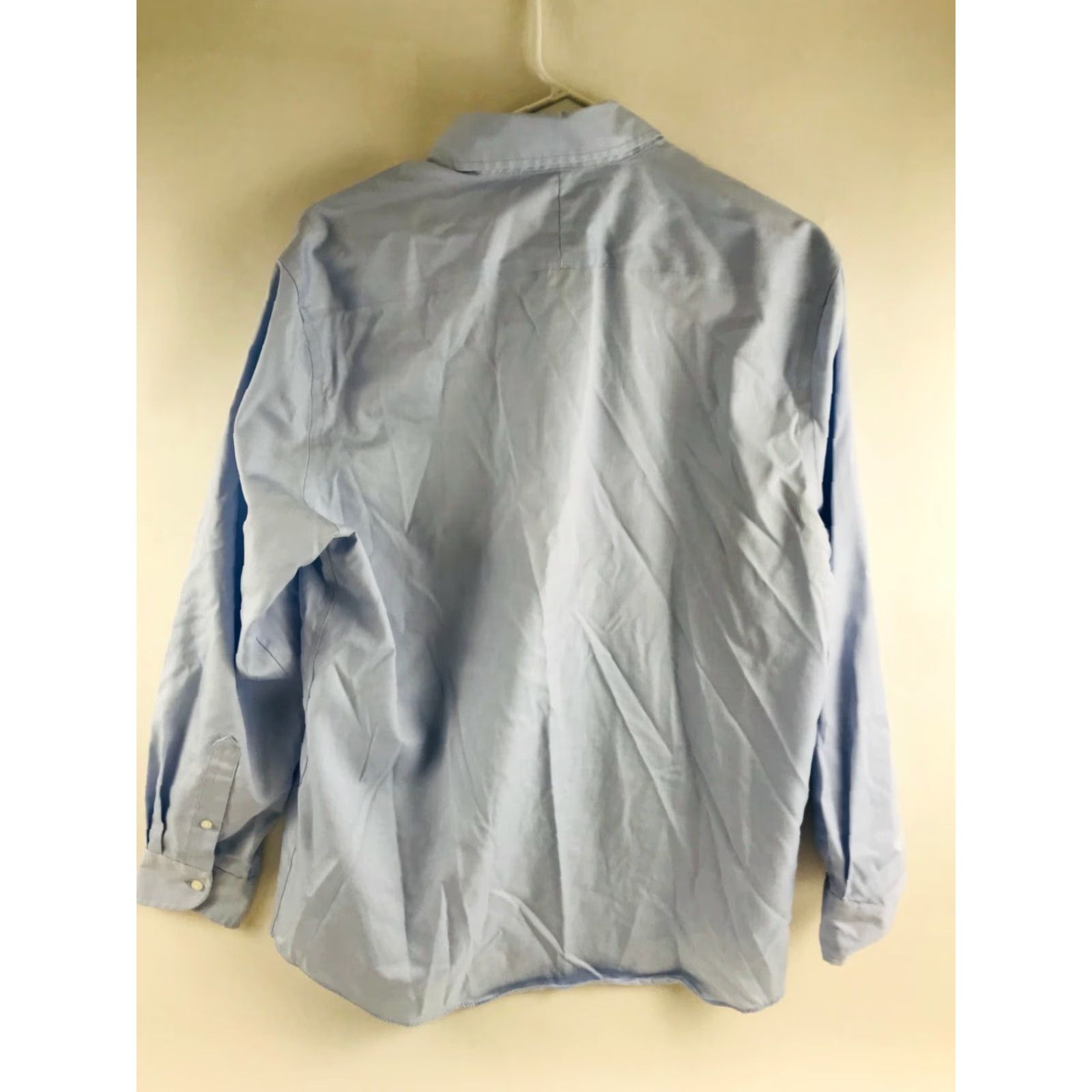 Vintage Eagle Shirt Men's Size 16 Button Down Long Sleeve Slim Fit Non Iron Pocket Sky Blue Size US L / EU 52-54 / 3 - 2 Thumbnail