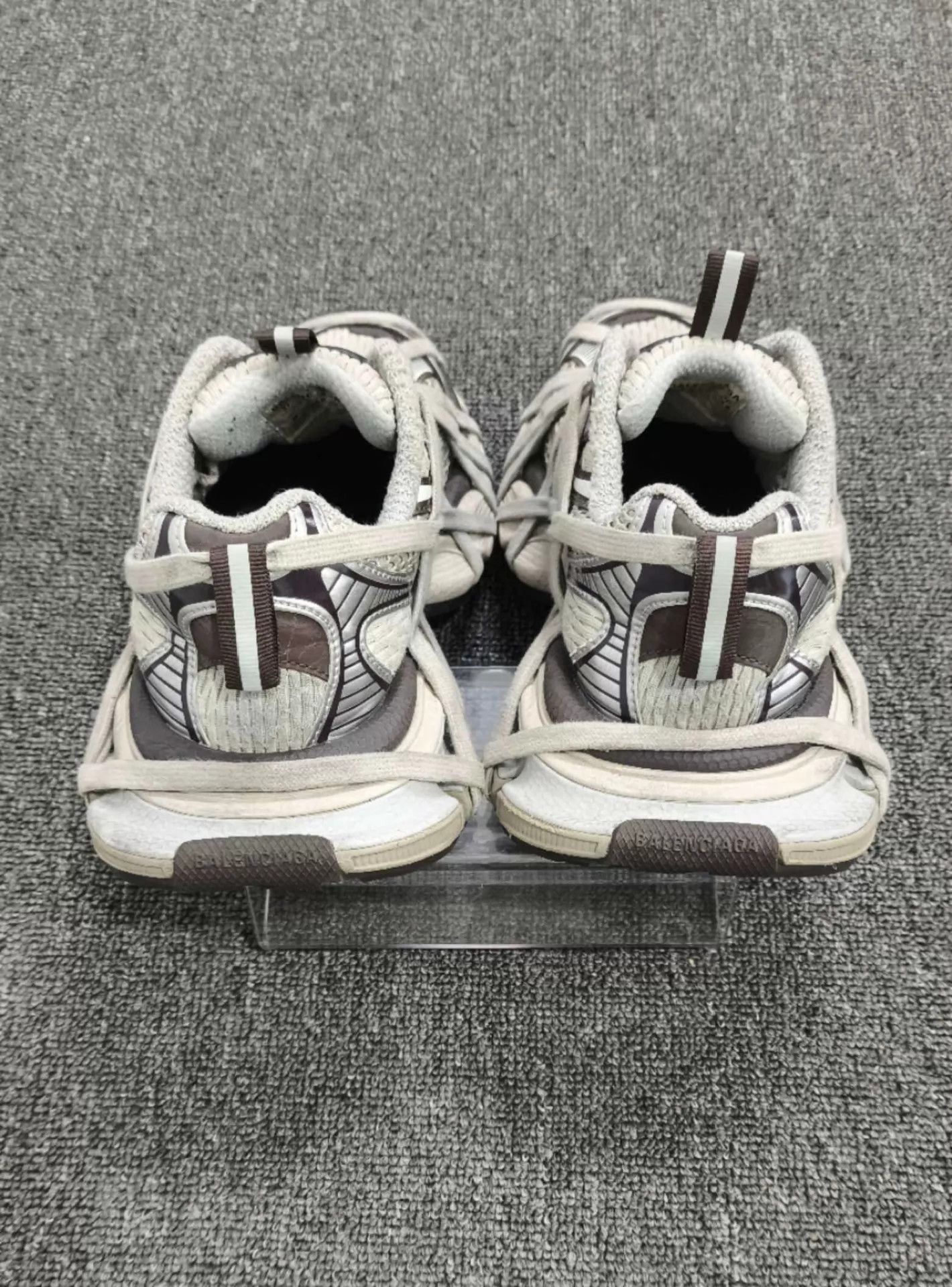 Balenciaga Balenciaga Gray Brown Crazy Lacing Dad Shoe 37 Size US 7 / IT 37 - 5 Thumbnail