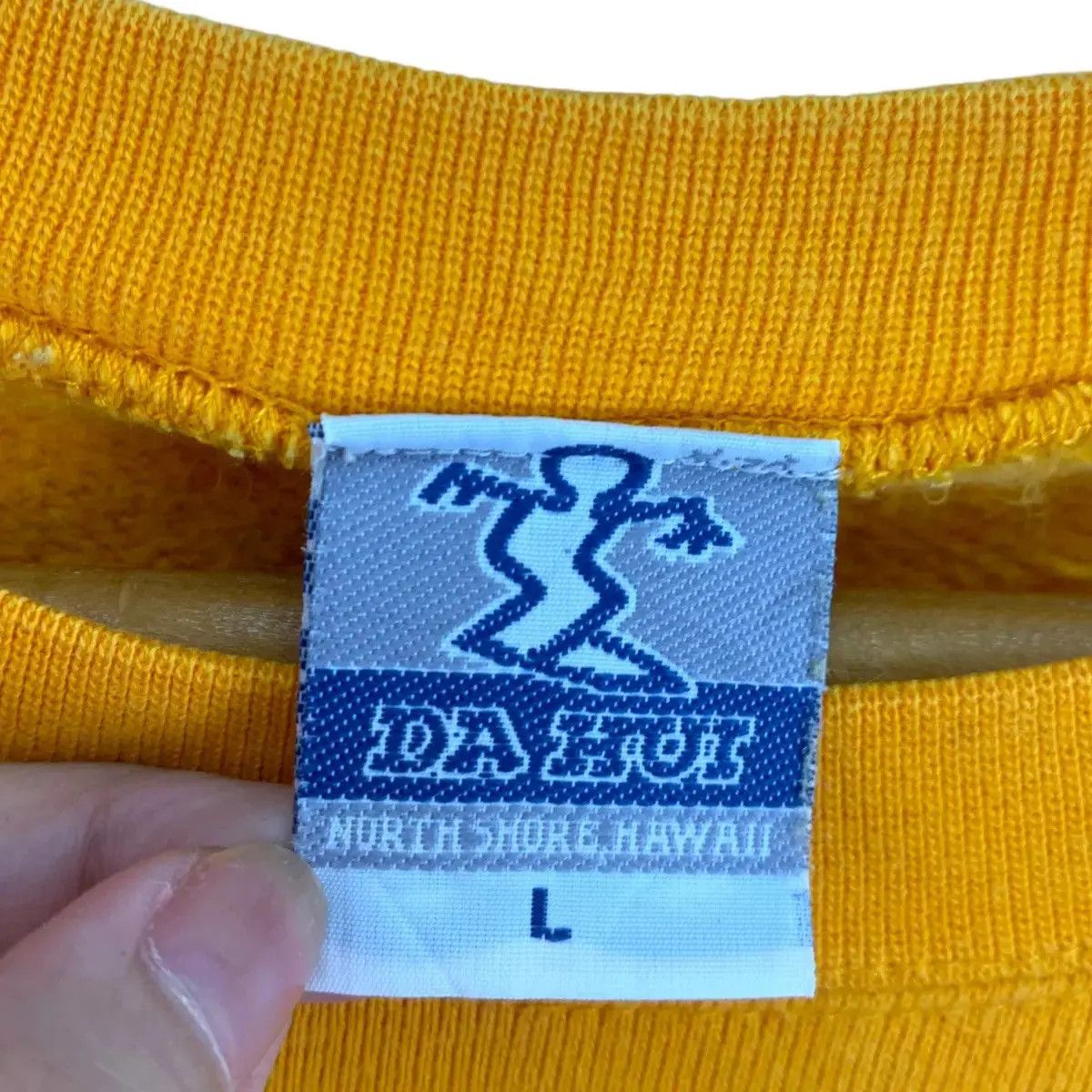 Vintage Vintage DA HUI HAWAII Surf Big Brand Print Mustard Size US L / EU 52-54 / 3 - 6 Thumbnail