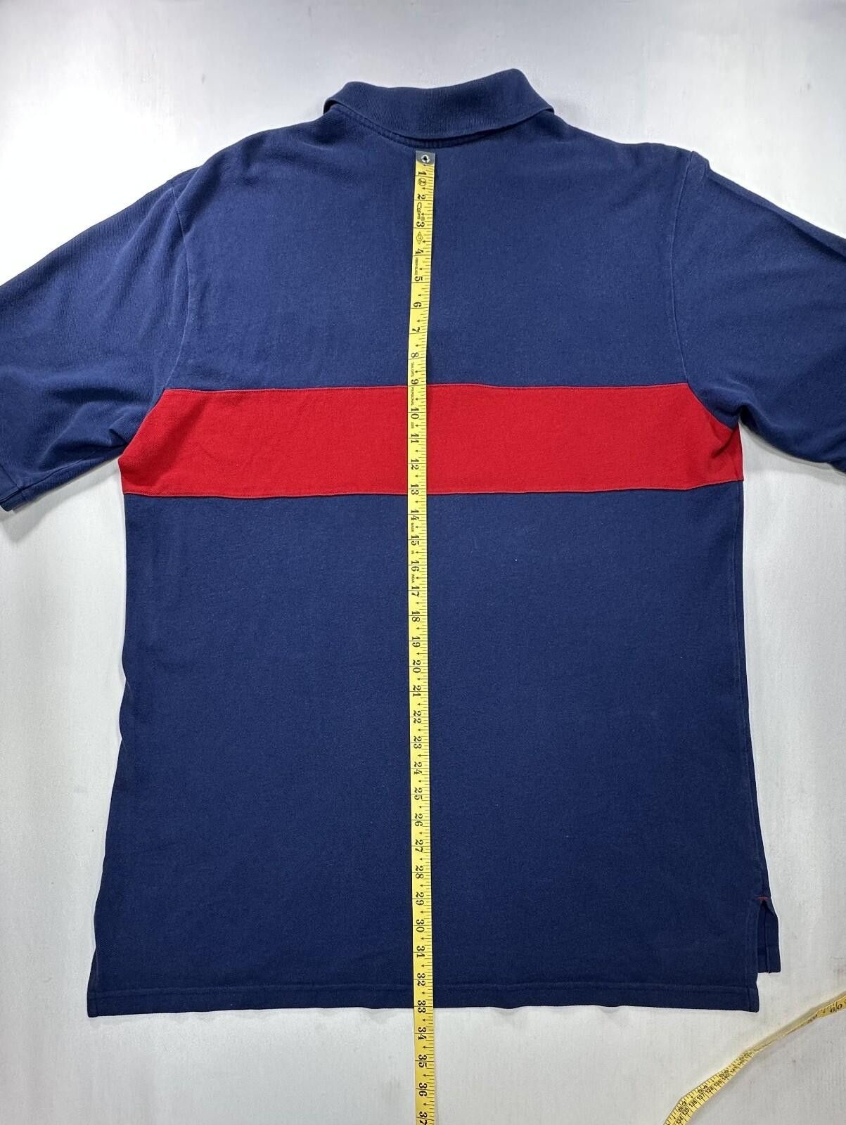 Other Polo Jeans Co. 1/4 Button 100% Cotton Polo Shirt Blue Mens L Size US L / EU 52-54 / 3 - 3 Thumbnail