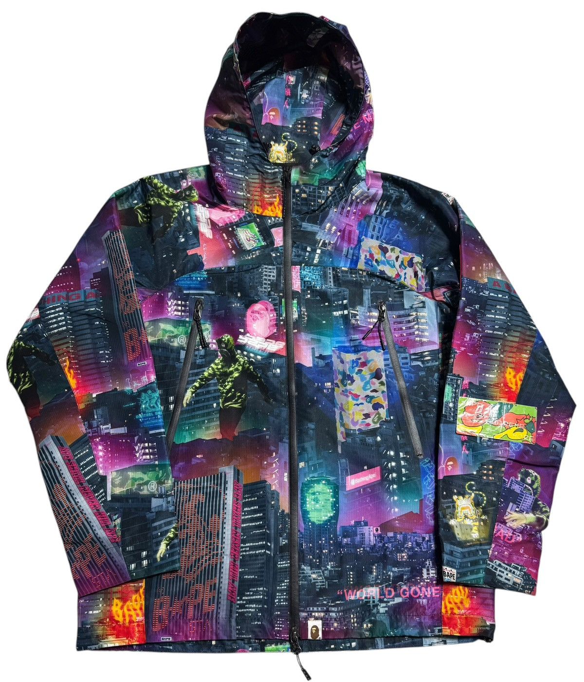 Bape BAPE Neon Tokyo Naylon Jacket Size US M / EU 48-50 / 2 - 1 Thumbnail