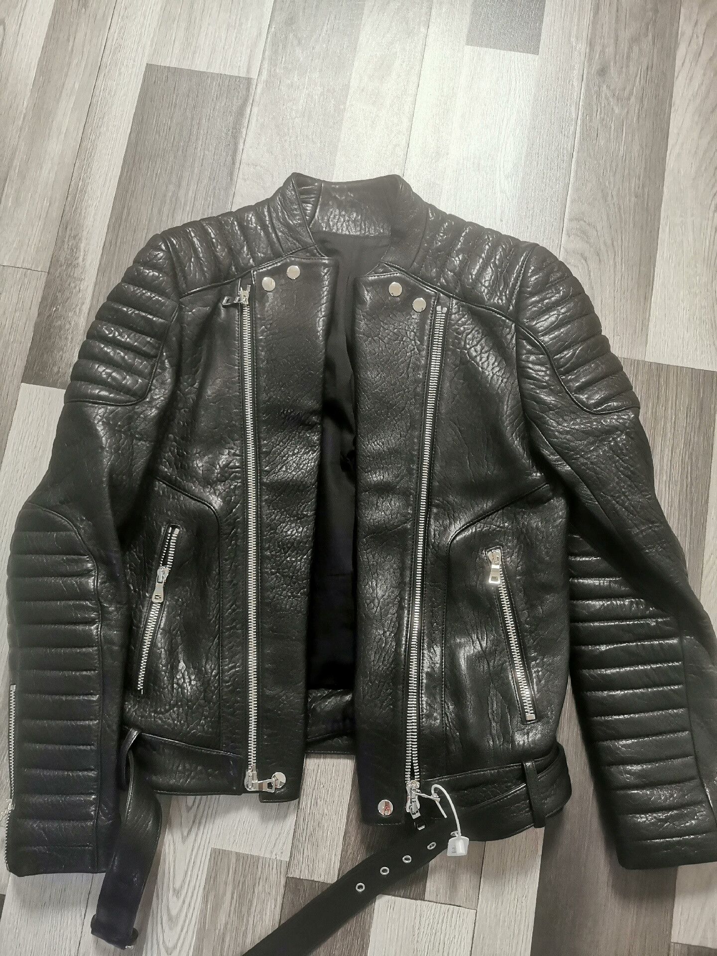 Balmain OG Balmain A2 Leather Jacket | Grailed