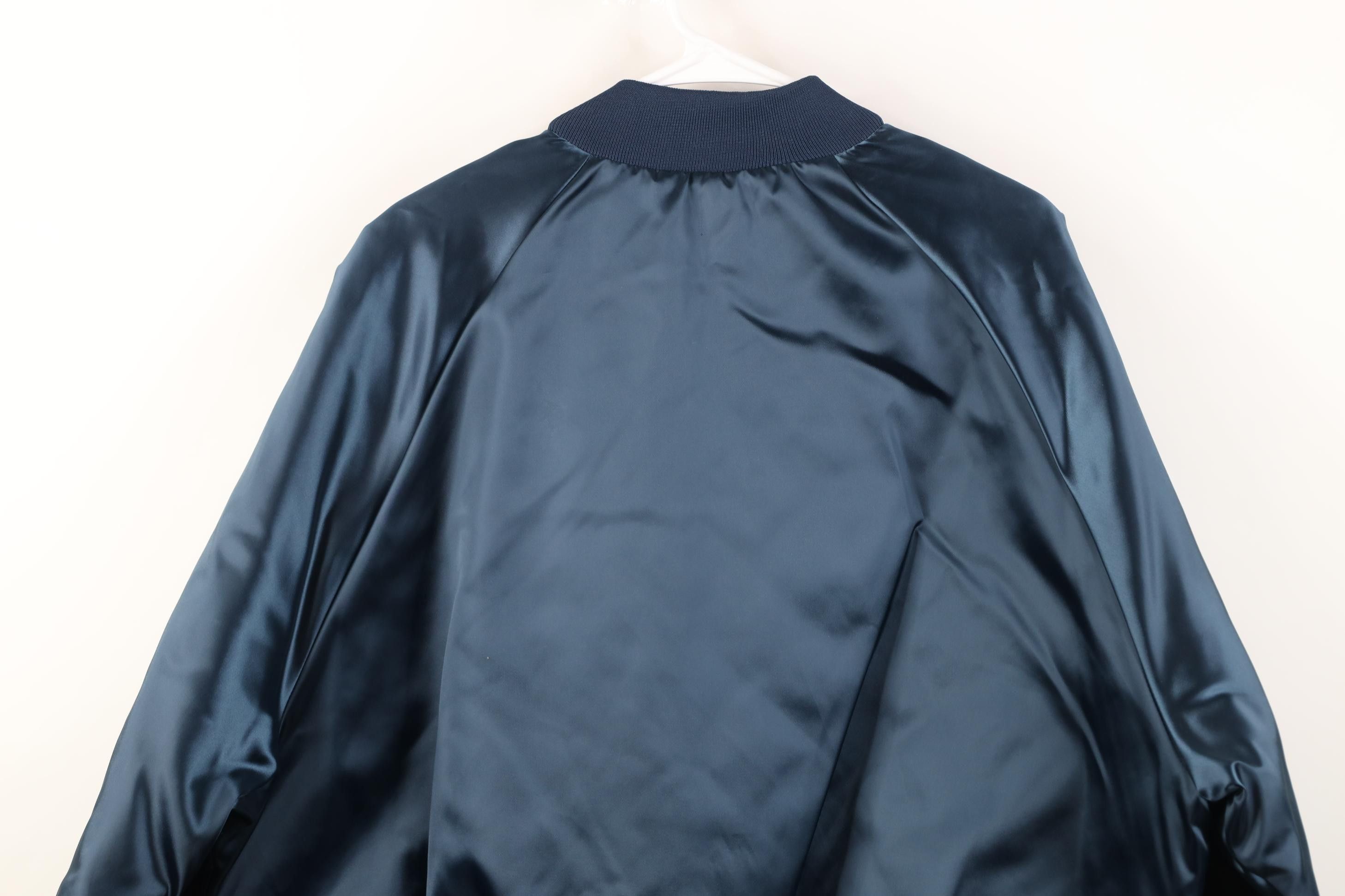 Vintage Vintage 80s Chain Stitched Game Bowling Satin Bomber Jacket Size US XL / EU 56 / 4 - 18 Thumbnail