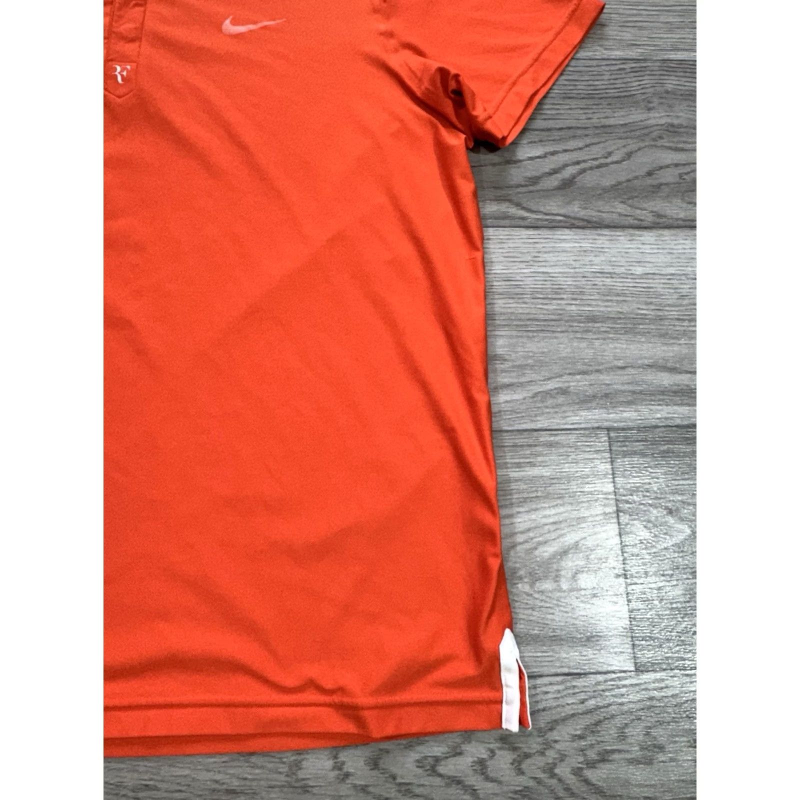Nike Nike RF 2010 Miami Henley Tennis Polo Shirt Orange XL Men T-Shirt JERSEY 378658-891 Size US XL / EU 56 / 4 - 4 Thumbnail
