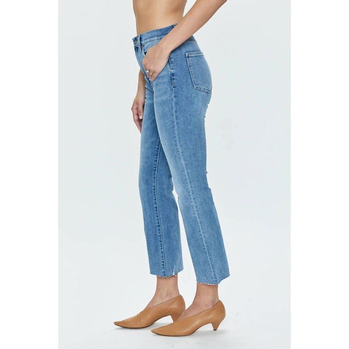 Pistola Lennon High Rise Crop Boot in Le Blanc main image 1