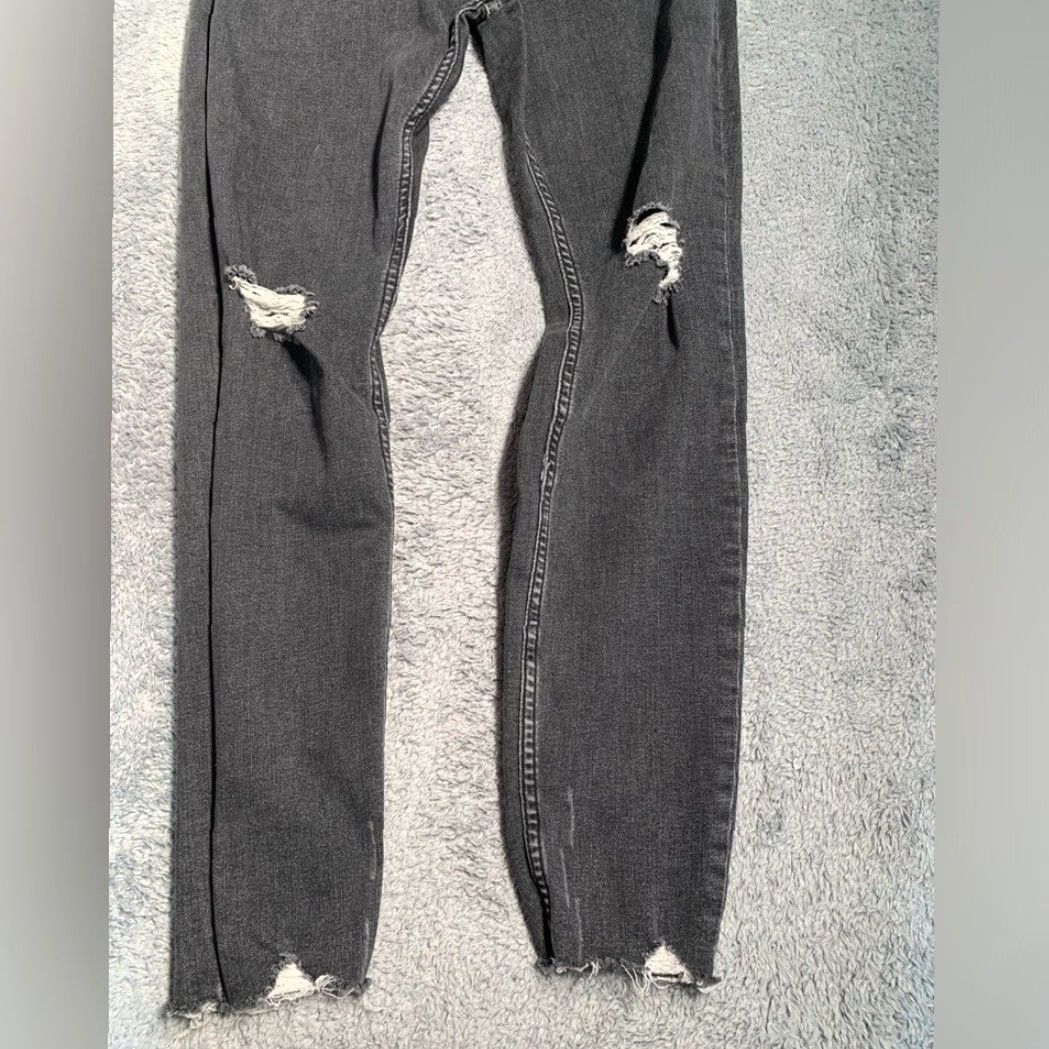 Vintage White fox Distressed Women's Jeans XL Gray Skinny Jeans Women XL Distressed White fox Boutique Distressed Jeans Women XL Gray Skinny Size 40" / US 18 - 2 Thumbnail