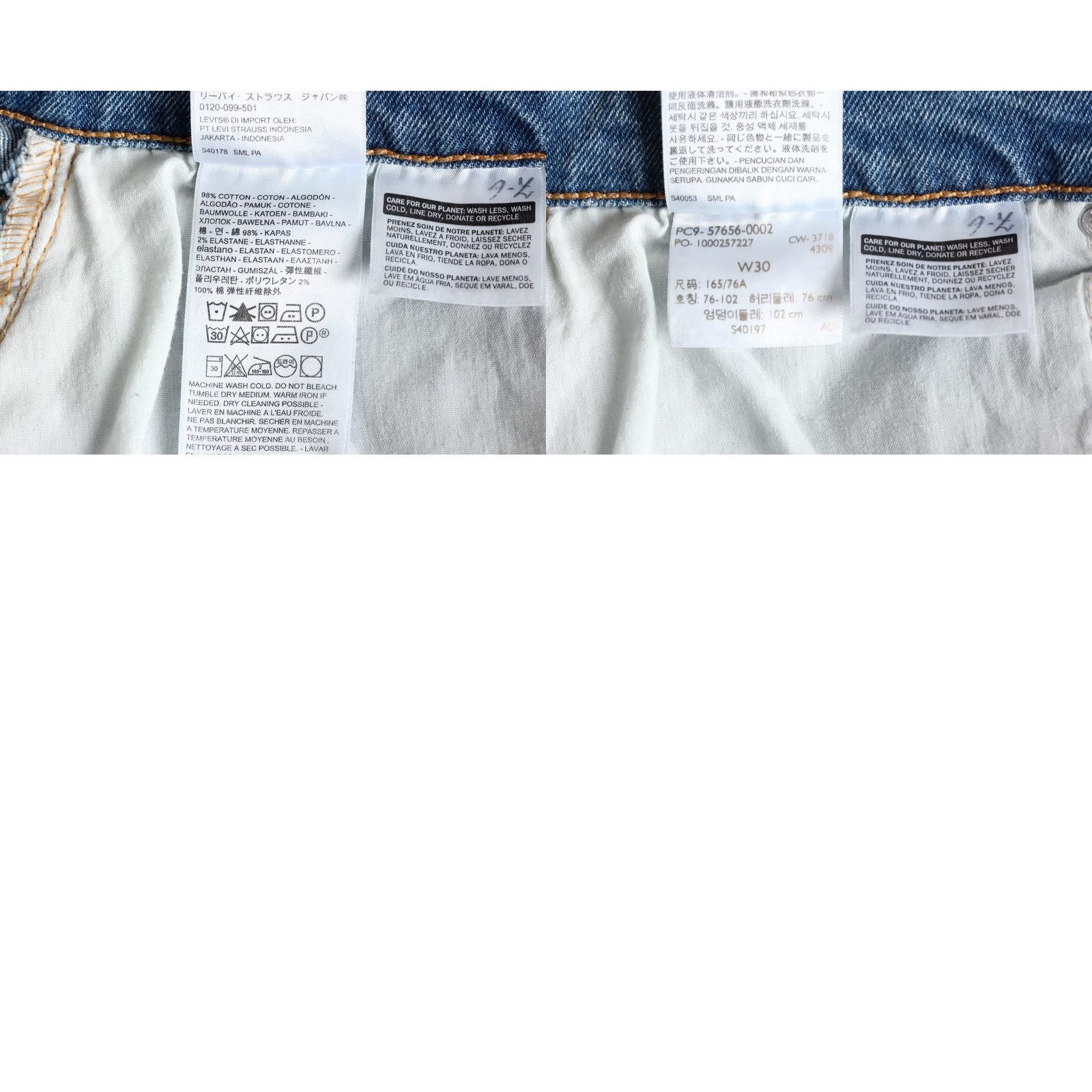 Levi's VINTAGE LEVI’S PREMIUM Big E Button Thru Mom Denim Skirt Women 30 Blue Midi Skirt Womens Size 30" / US 8 / IT 44 - 8 Thumbnail
