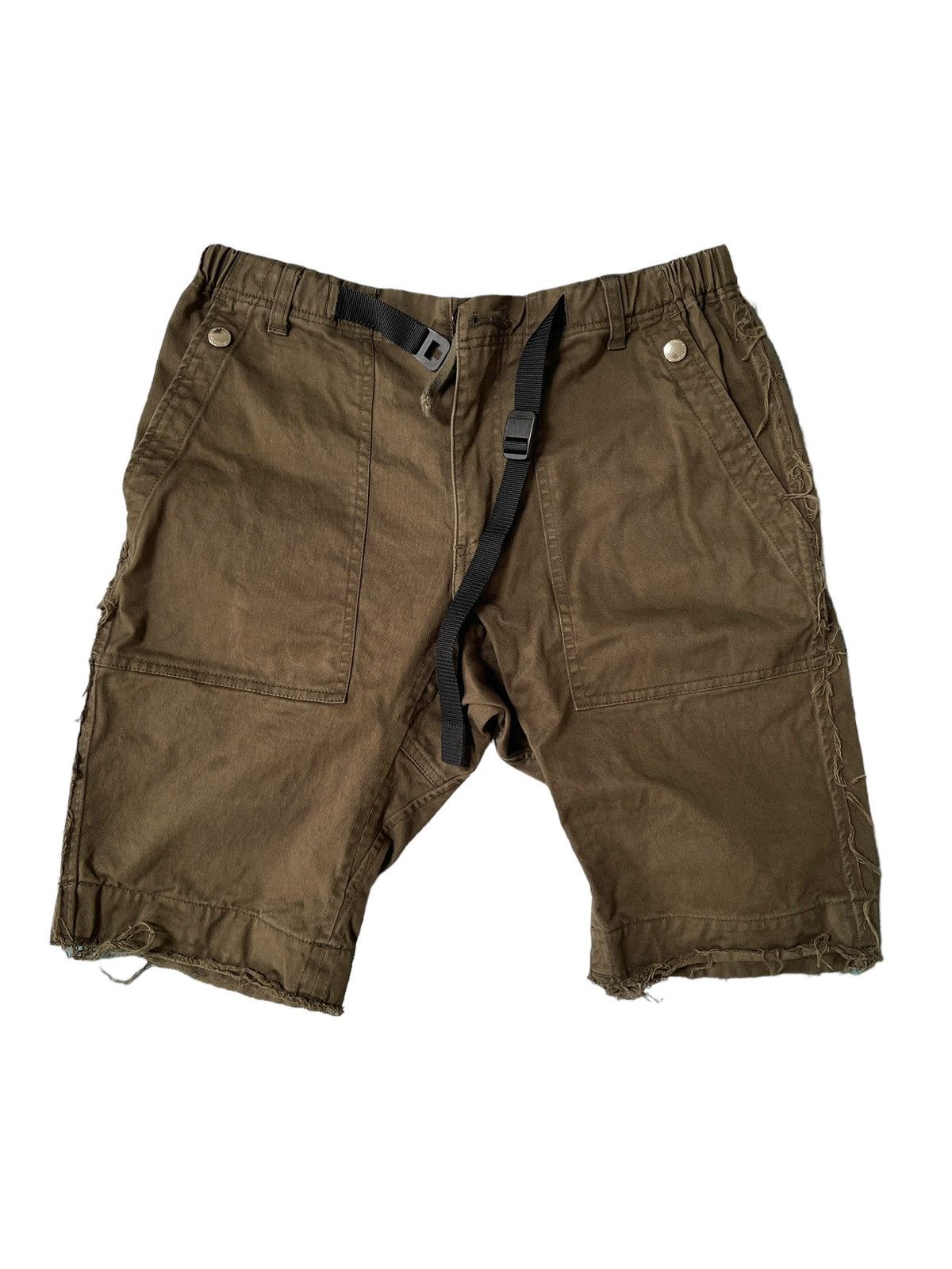 image of Number N Ine x Takahiromiyashita The Soloist Takahiromiyashita Thesoloist Shorts in Green (Size 30)