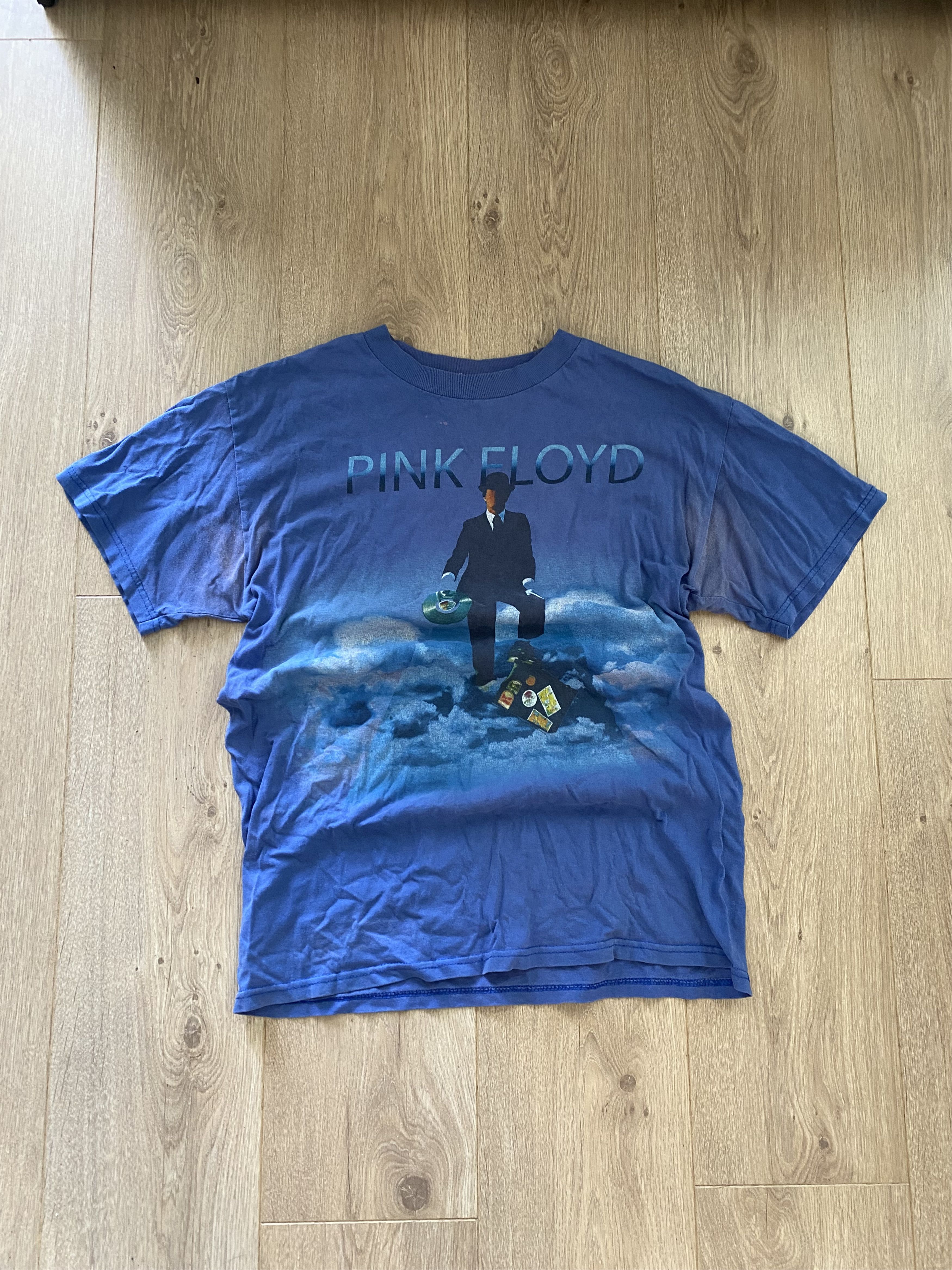 Pink Floyd Vintage Pink Floyd Faded Distressed Band Tee Size US M / EU 48-50 / 2 - 1 Thumbnail