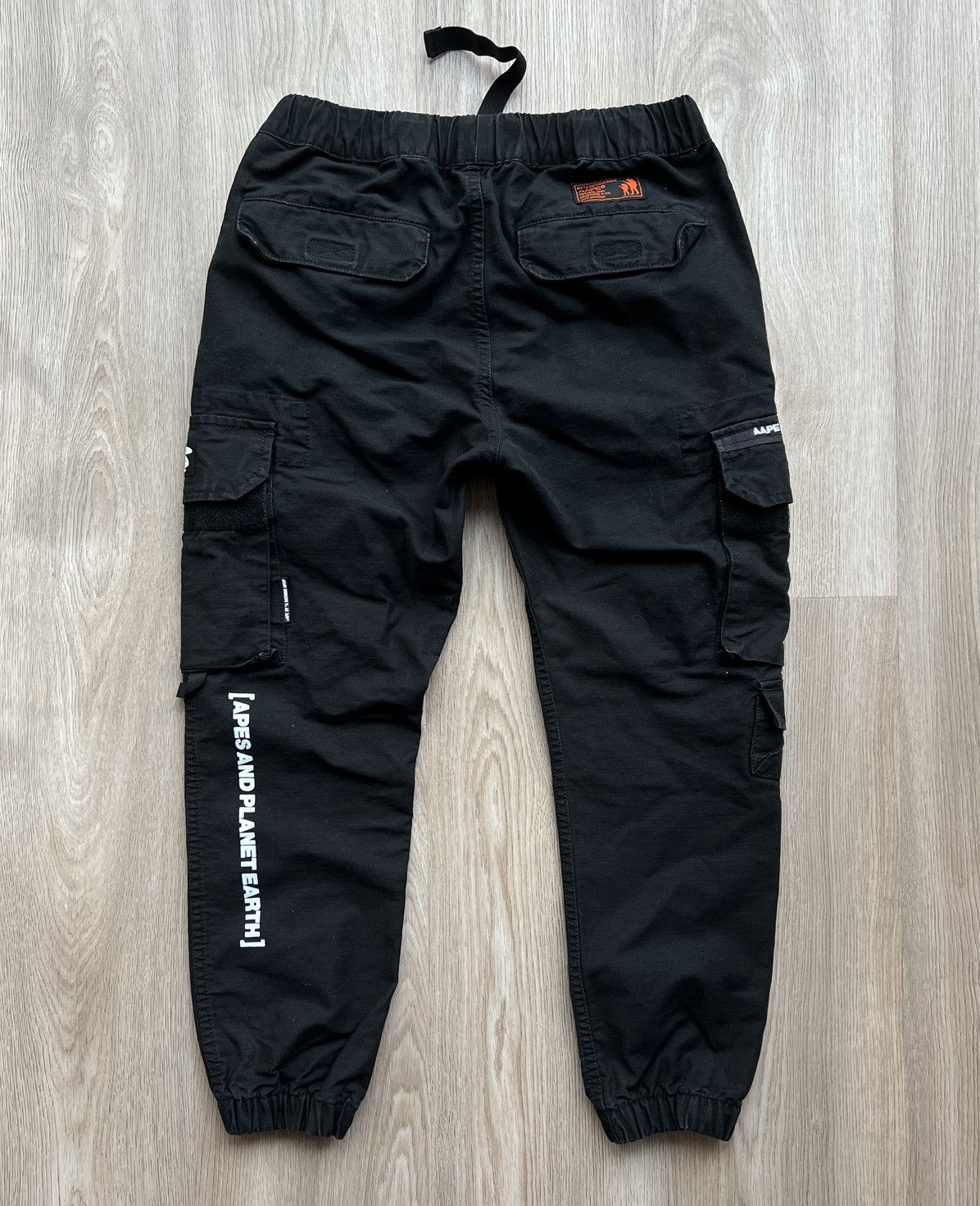 Aape Aape By A Bathing Ape Black Cargo Pants Size US 30 / EU 46 - 14 Thumbnail