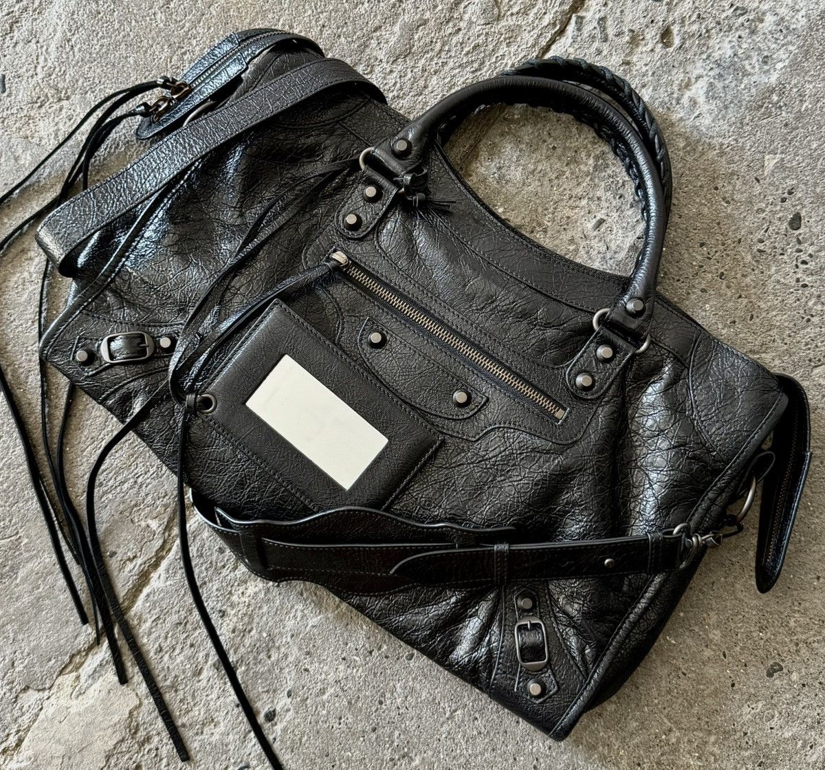 Balenciaga Balenciaga - SS19/22 - Classic Le City Motorcycle - Lambskin Size ONE SIZE - 18 Thumbnail
