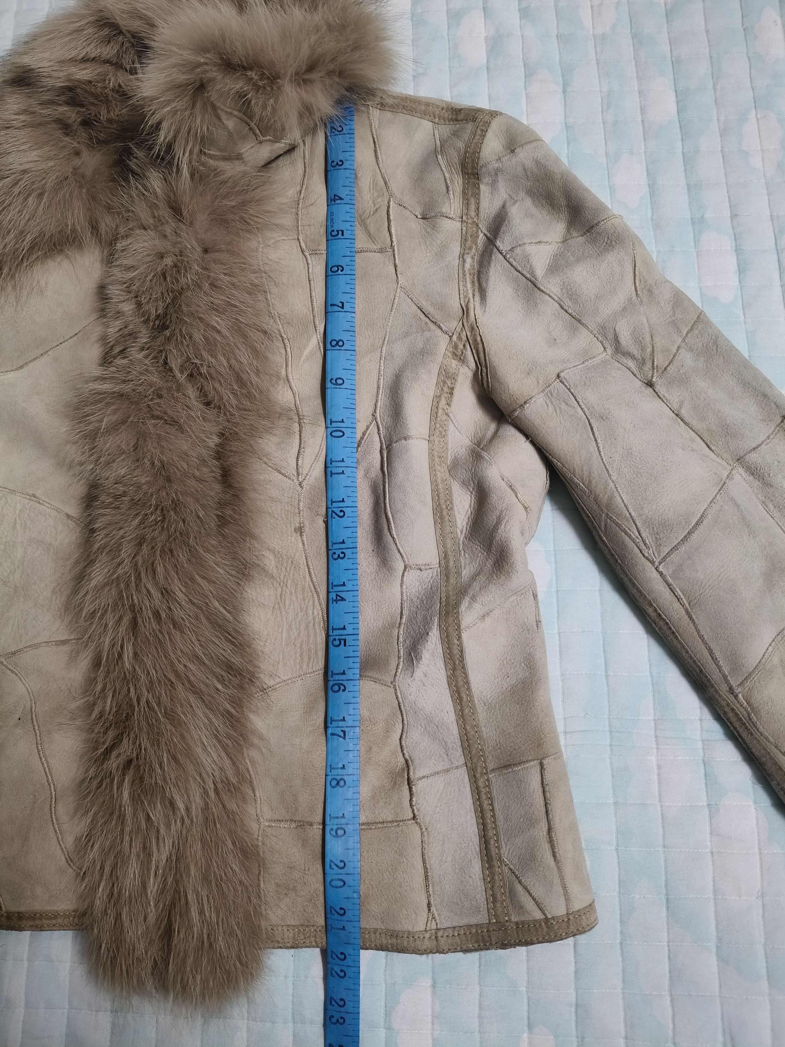 Vintage RESTIR Faux Fur Leather Jacket Size XS / US 0-2 / IT 36-38 - 13 Thumbnail