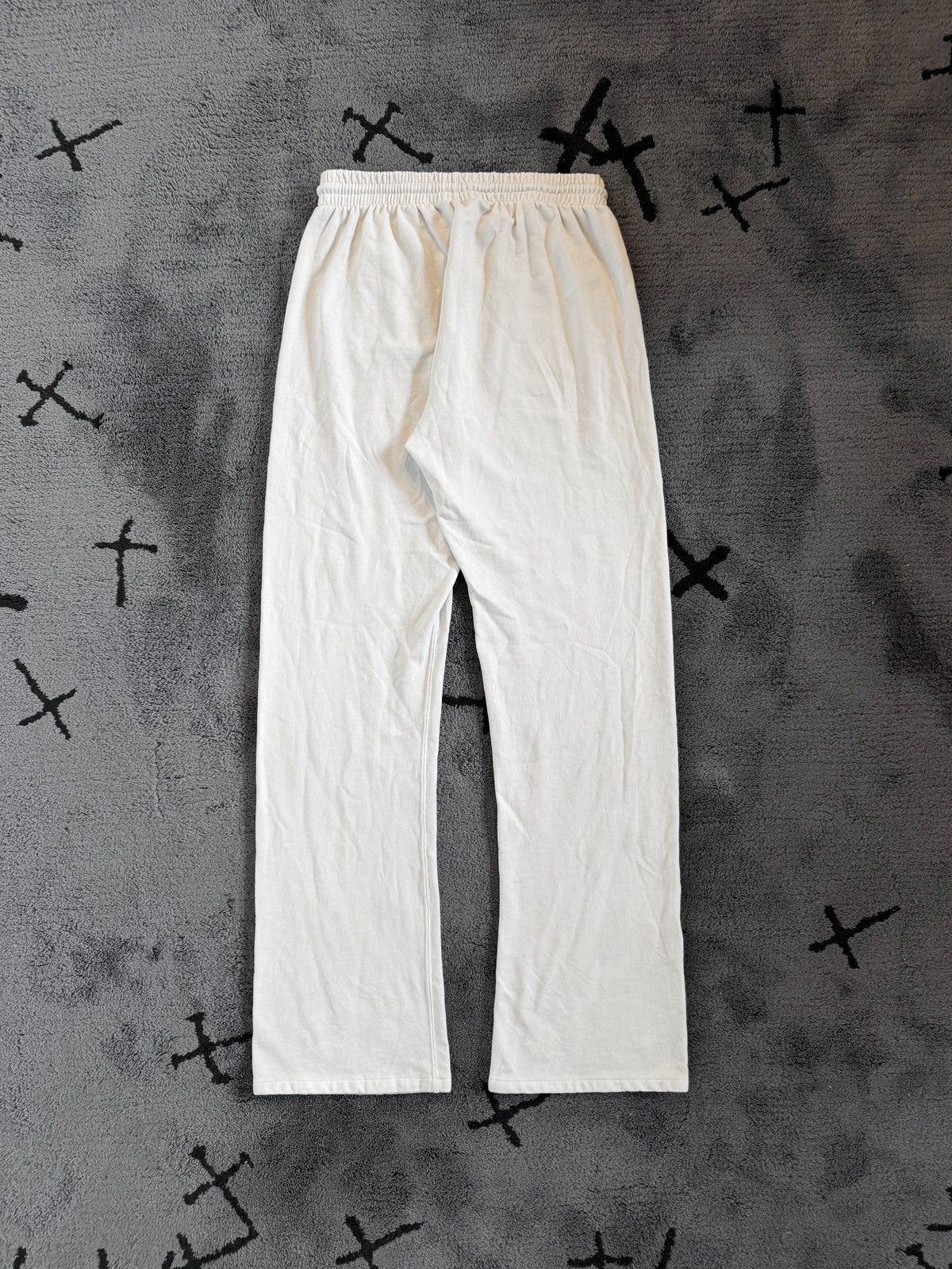 Number (N)ine SS04 Number (N)ine Dream Baby Dream White Skull Sweatpants Size US 32 / EU 48 - 4 Thumbnail