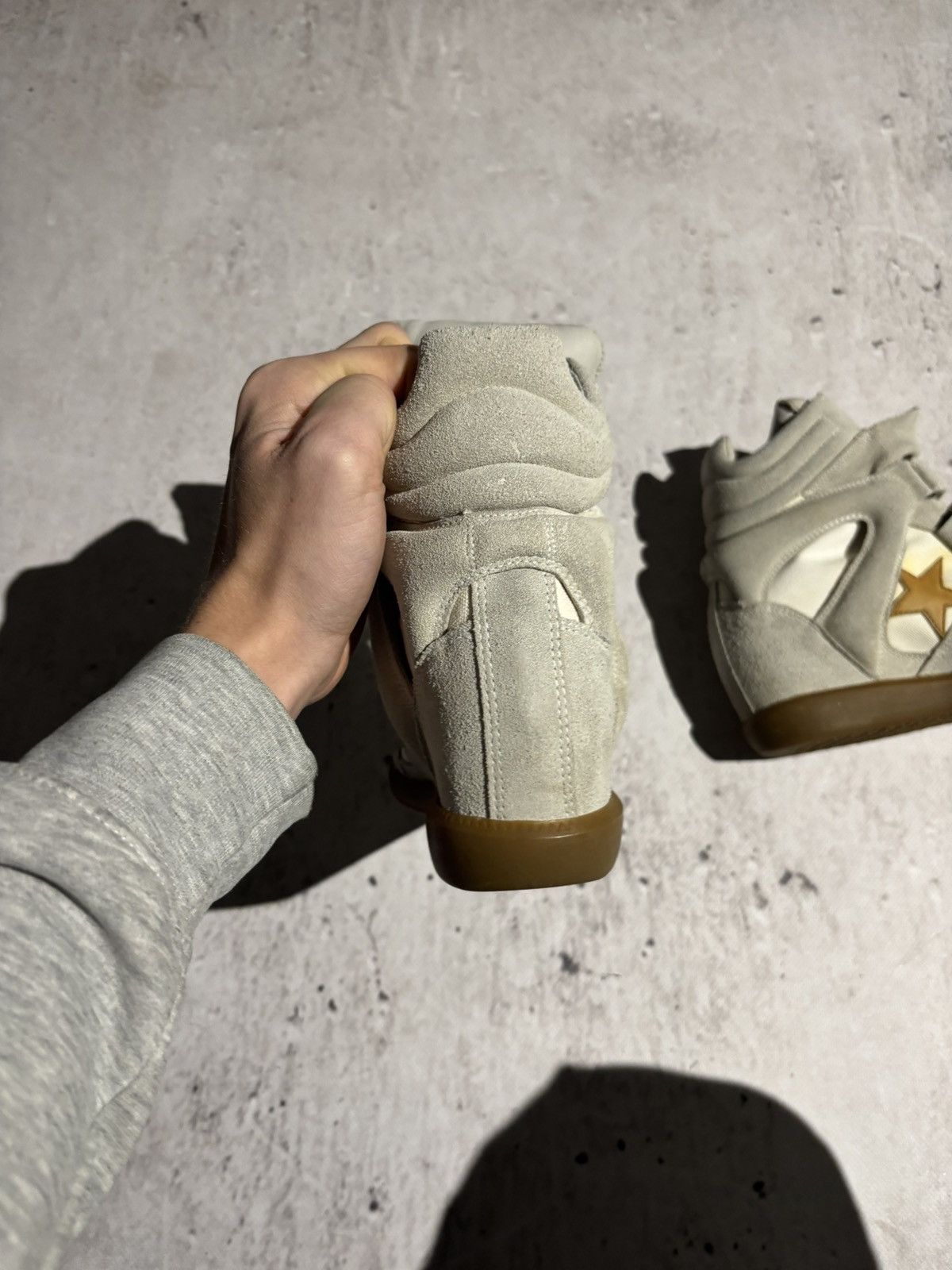 Isabel Marant Y2K Japan Style Isabel Marant Beckett High Top Sneakers Rare Size US 7 / IT 37 - 11 Thumbnail