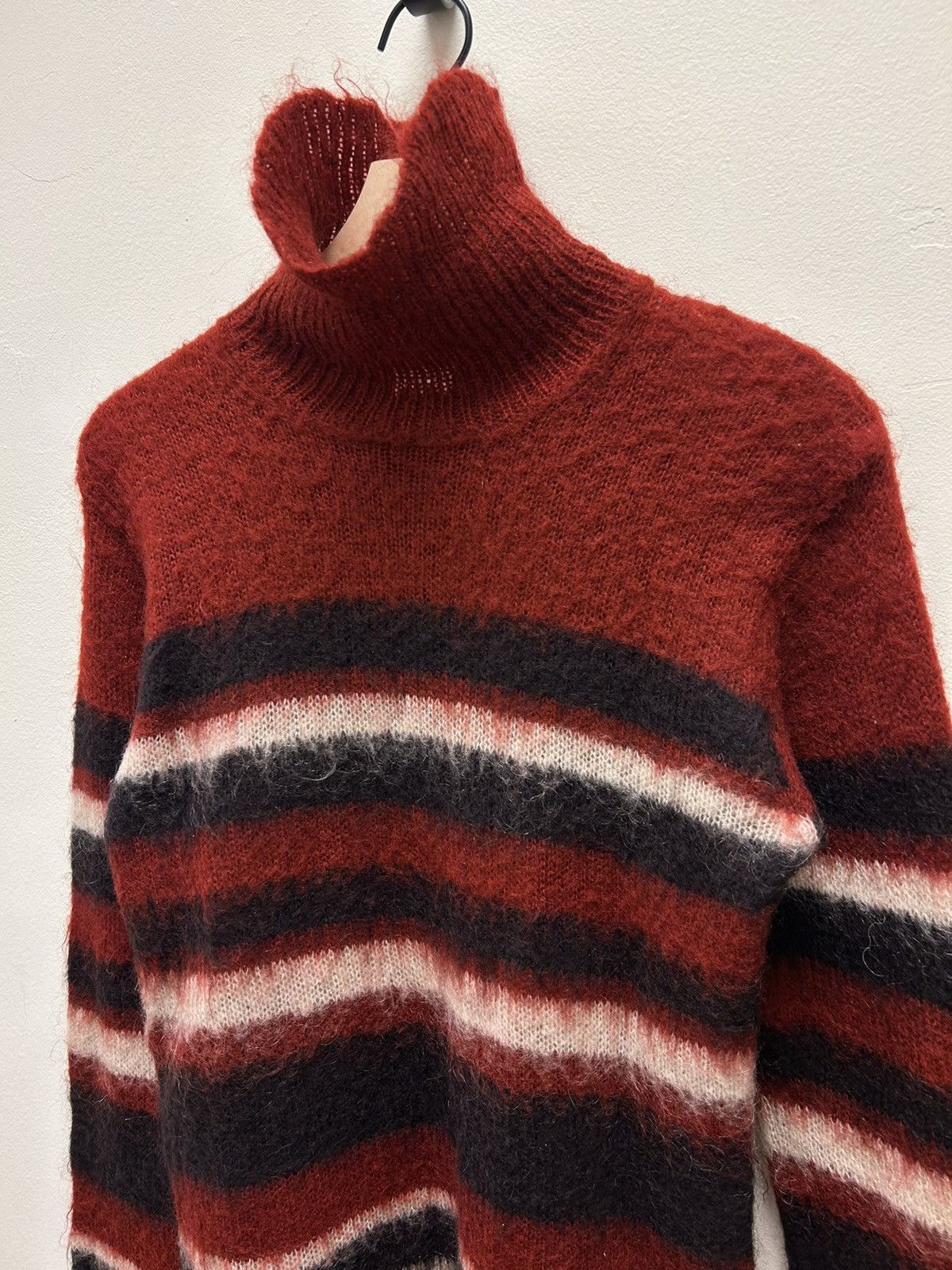 PPFM Mohair Fuzzy Striped Sweater Size US S / EU 44-46 / 1 - 2 Thumbnail