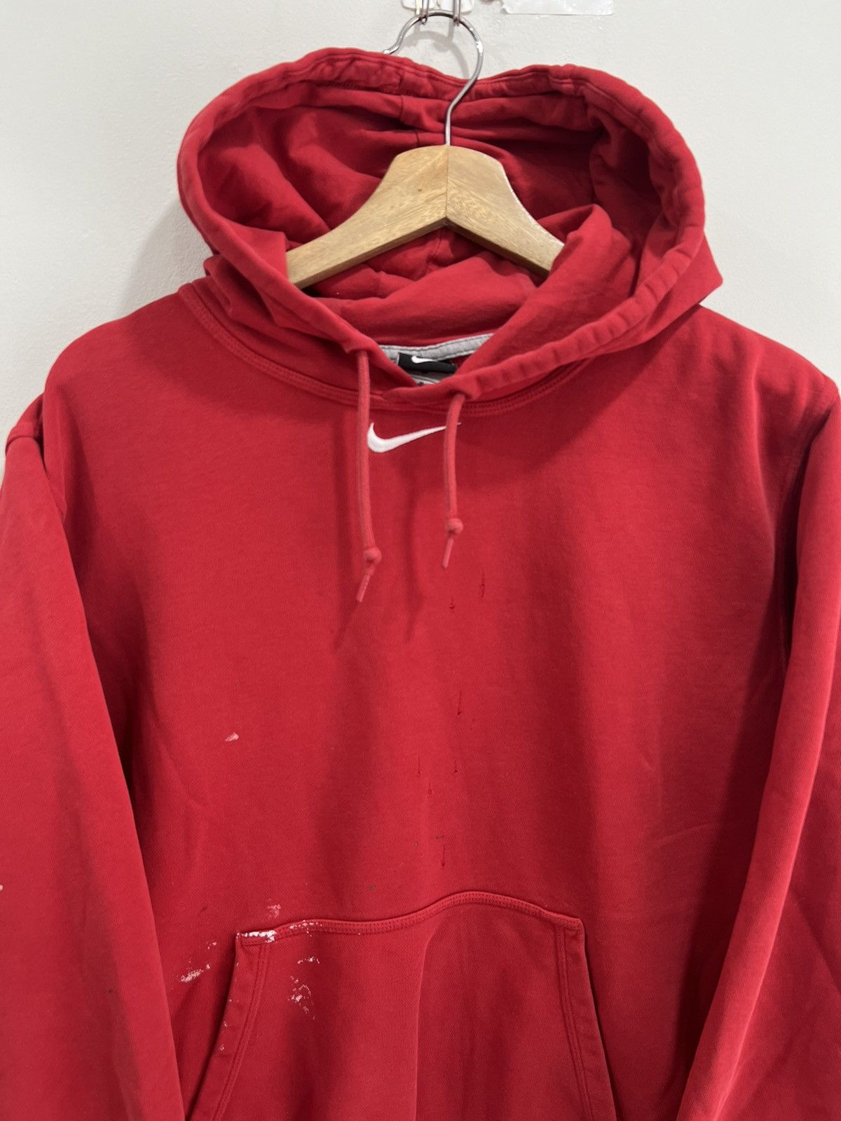 Nike Vintage Y2K Nike Hoodie Center Swoosh sweater check Size US M / EU 48-50 / 2 - 2 Thumbnail