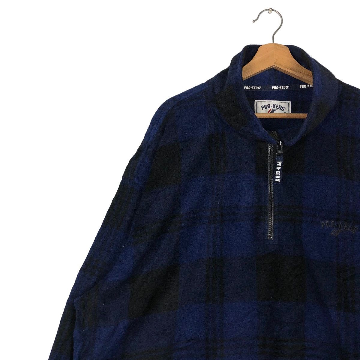 Japanese Brand 🔥Vintage Anorak Jacket Pull Over Pro-Keds Tartan Design Size US L / EU 52-54 / 3 - 6 Thumbnail