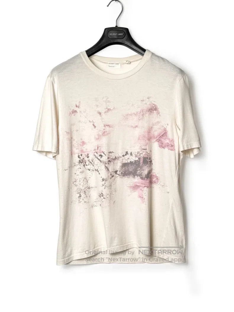 Helmut Lang Helmut Lang Special Cut Printed Short Sleeve Size M / US 6-8 / IT 42-44 - 1 Thumbnail