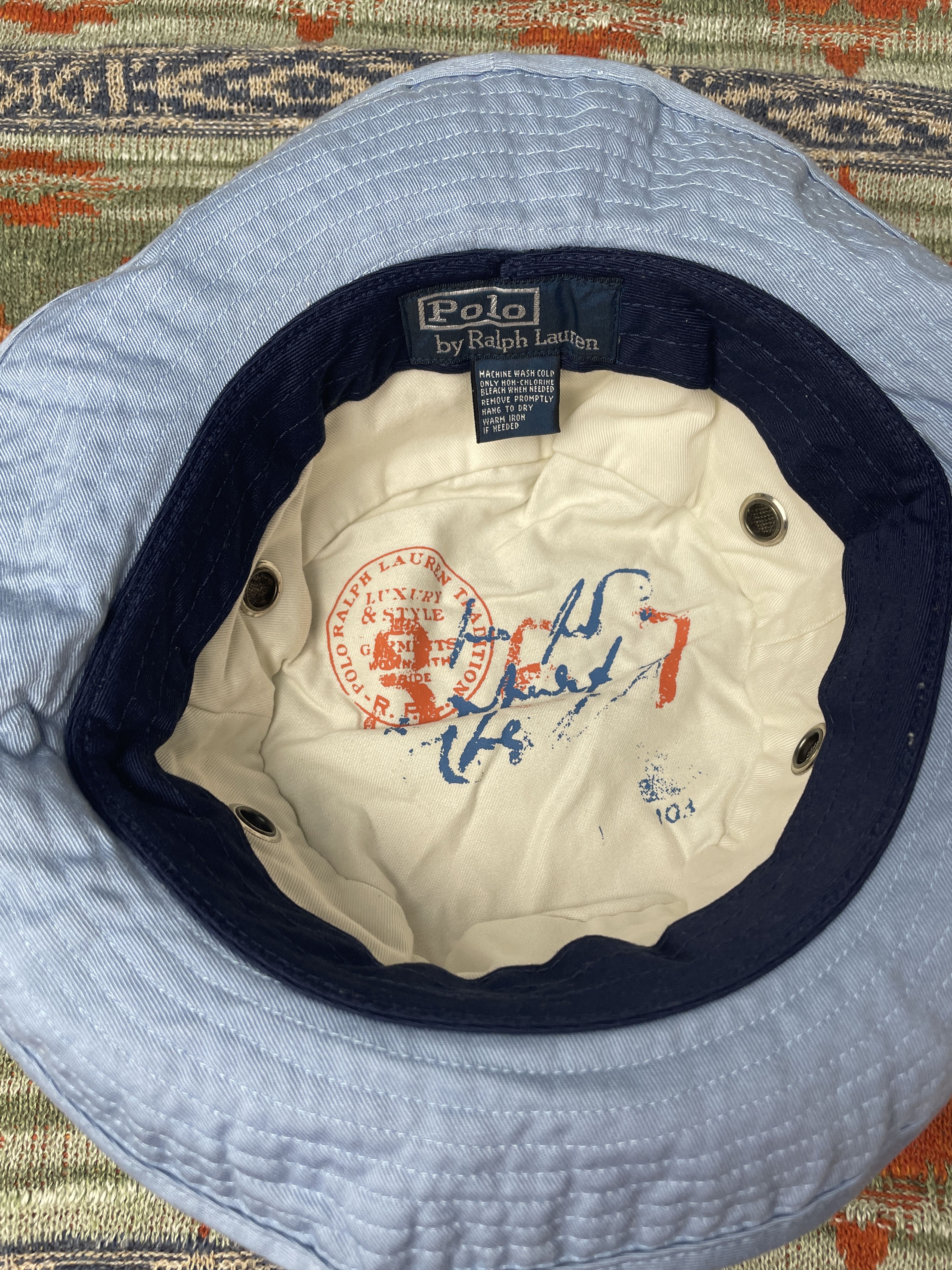 Polo Ralph Lauren Polo Ralph Lauren embroidery Hat Cap Fisherman Size ONE SIZE - 2 Thumbnail