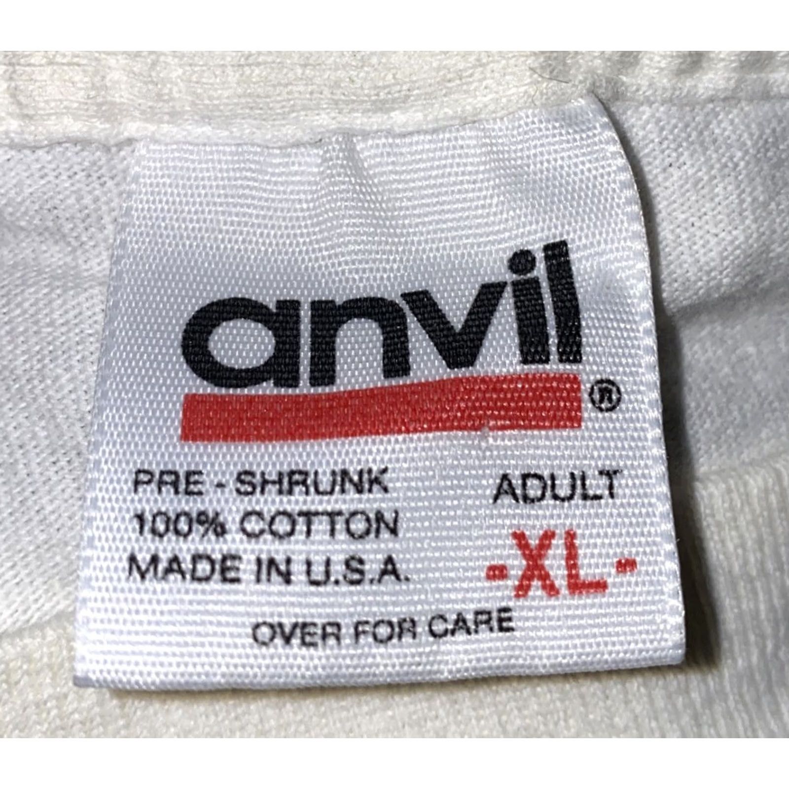 Anvil VINTAGE Anvil T-Shirt Mens White USA Made Wilie E Coyote XL Size US XL / EU 56 / 4 - 5 Thumbnail