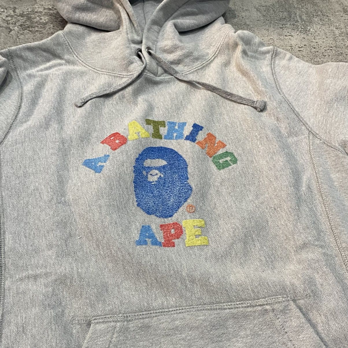Bape Bape Multi Color College Logo Hoodie Size XS / US 0-2 / IT 36-38 - 7 Thumbnail